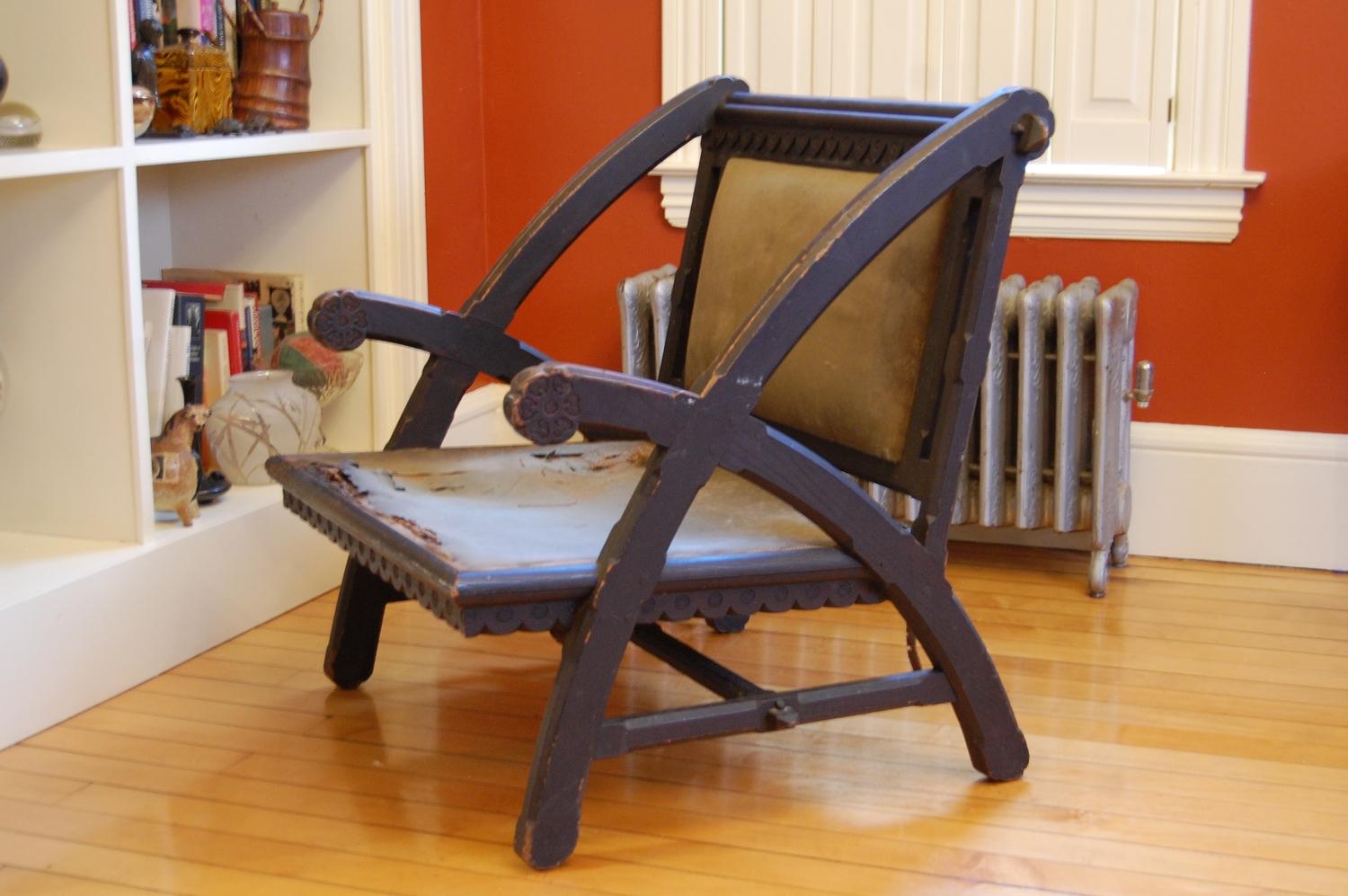 Oak Chair Designed by H. H. Richardson For Sale