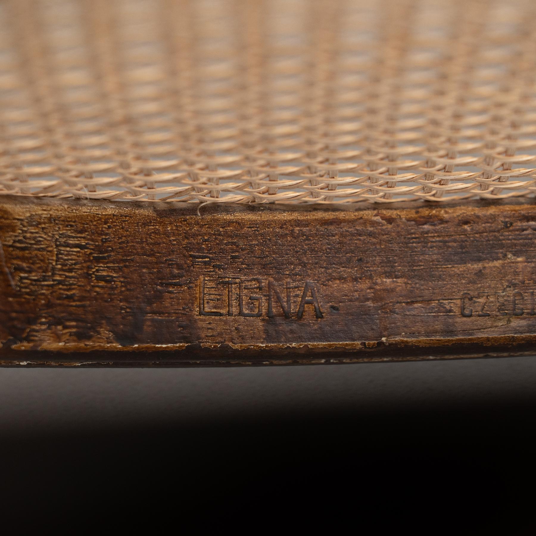 Chaise conçue par Ligna dans le style de Thonet, vers 1940. en vente 8