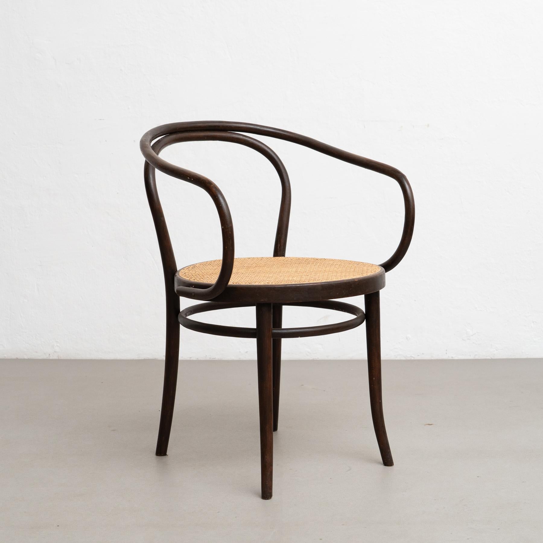 Français Chaise conçue par Ligna dans le style de Thonet, vers 1940. en vente