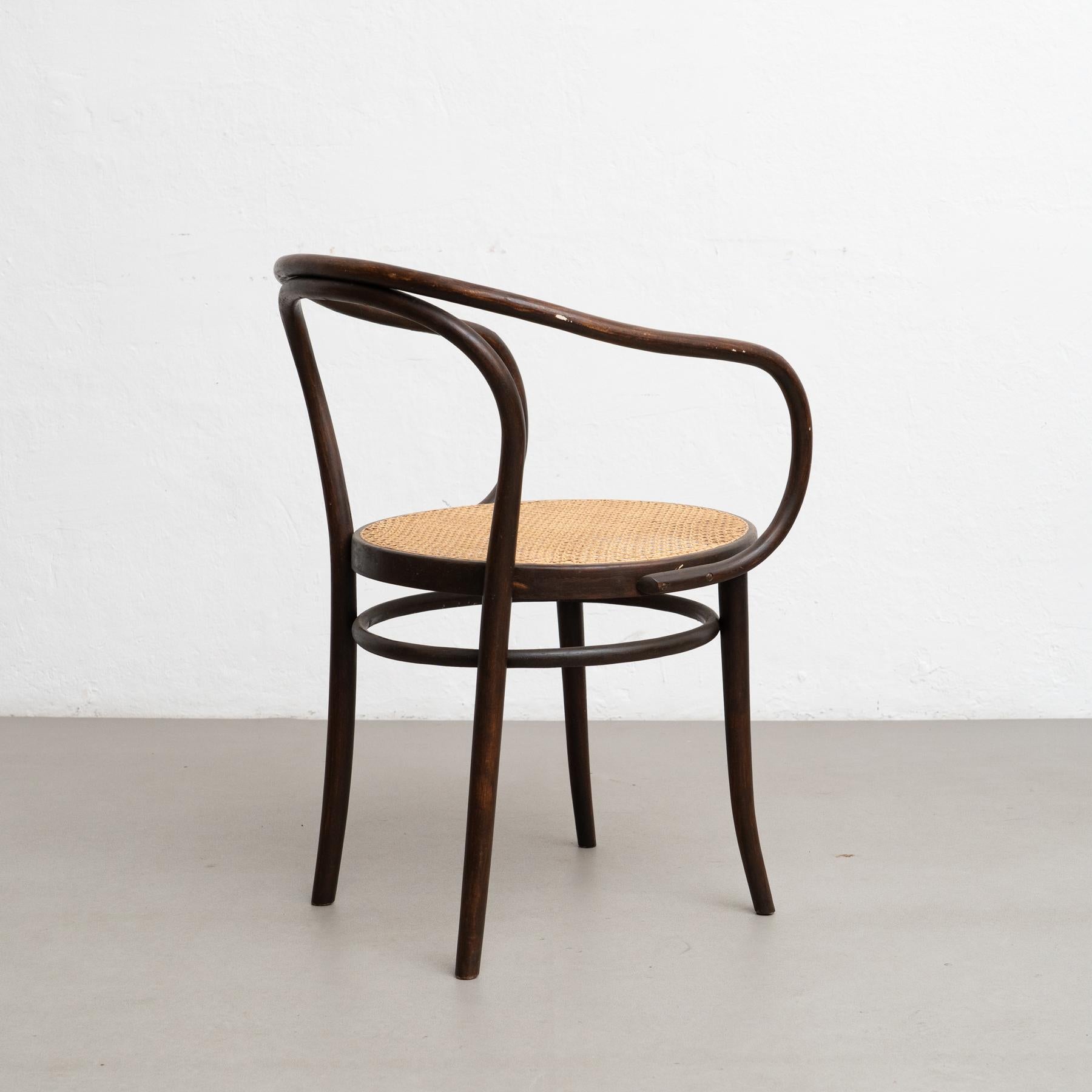 Milieu du XXe siècle Chaise conçue par Ligna dans le style de Thonet, vers 1940. en vente