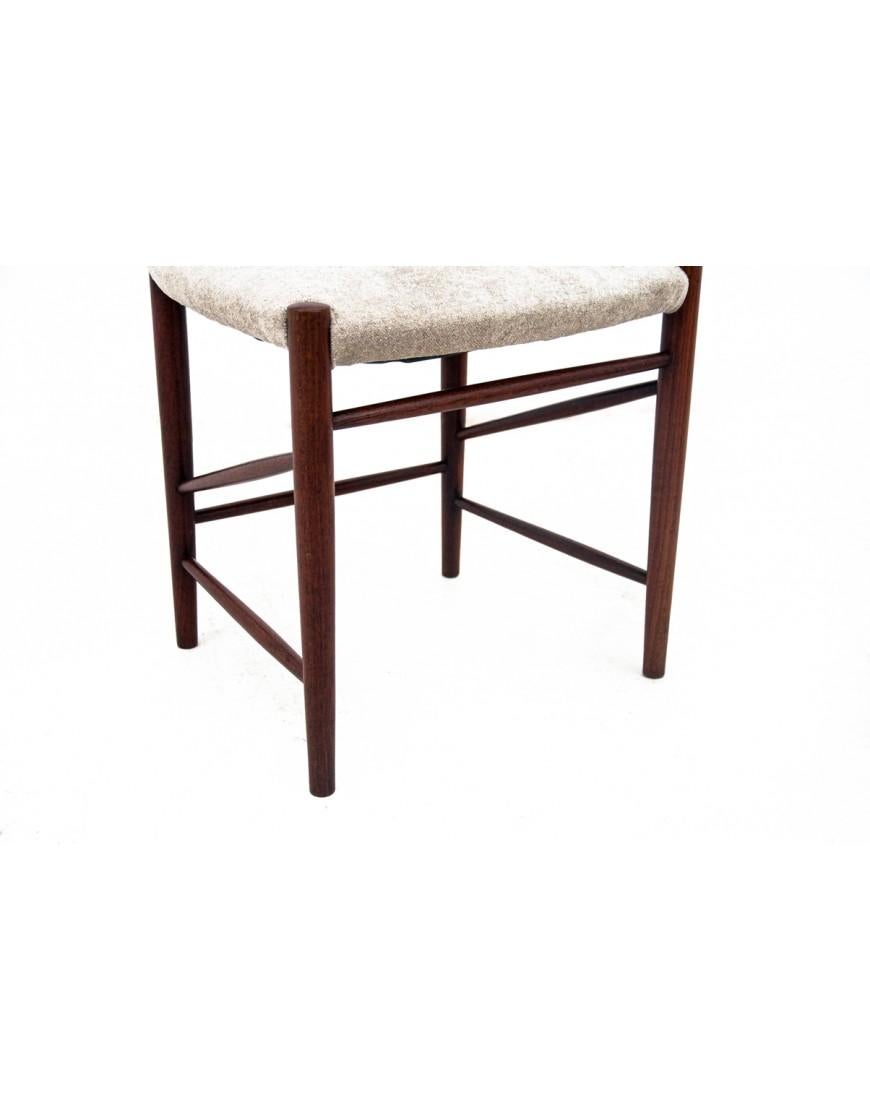 Stuhl entworfen von Peter Hvidt & Orla Molgaard, Dänemark, 1960er Jahre. Dänisches Design (Skandinavische Moderne)