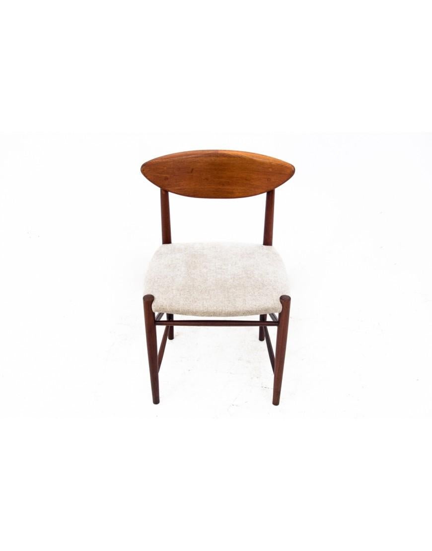 Stuhl entworfen von Peter Hvidt & Orla Molgaard, Dänemark, 1960er Jahre. Dänisches Design 1