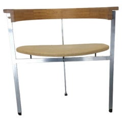 Stuhl entworfen von Poul Kjaerholm und hergestellt von da E. Kold Christensen