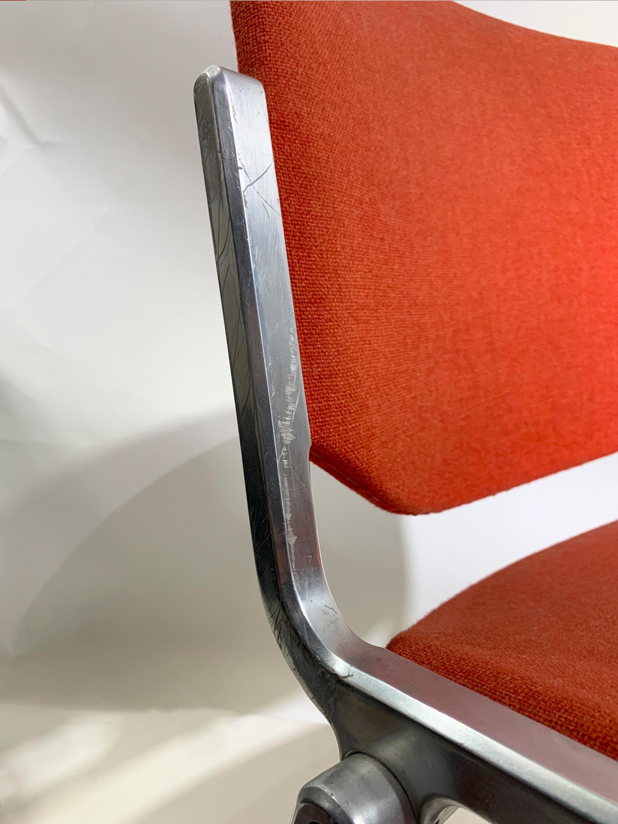 Chair DSC 106, Red , by Giancarlo Piretti for Anonima Castelli For Sale 4