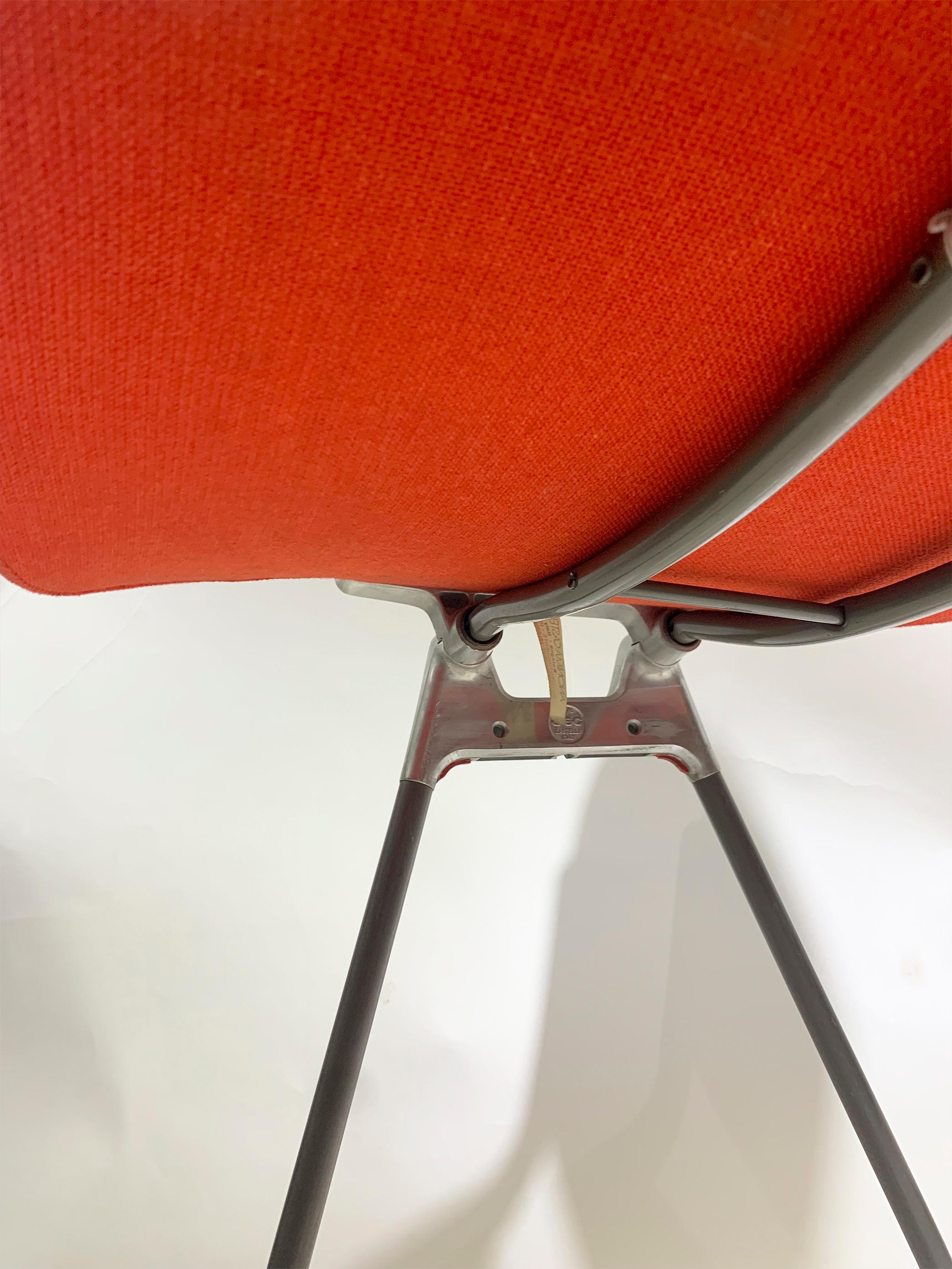Chair DSC 106, Red , by Giancarlo Piretti for Anonima Castelli For Sale 8