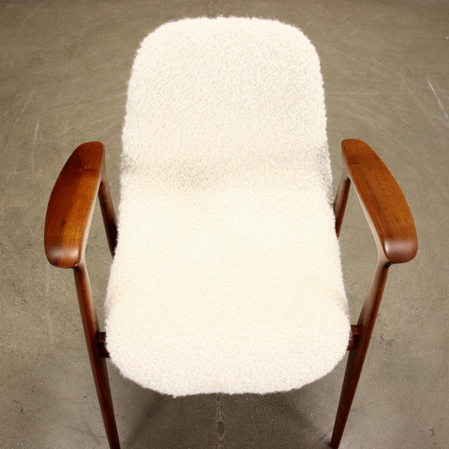 Mid-Century Modern Chair Fabric, Italy, 1960s