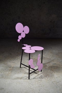 Chair for a Japanese Spring in Steel by Frederic Gaillard