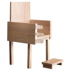 Chair for Human Use (II) by Marina Abramović, Angelim Pedra Wood Quartz Crystals