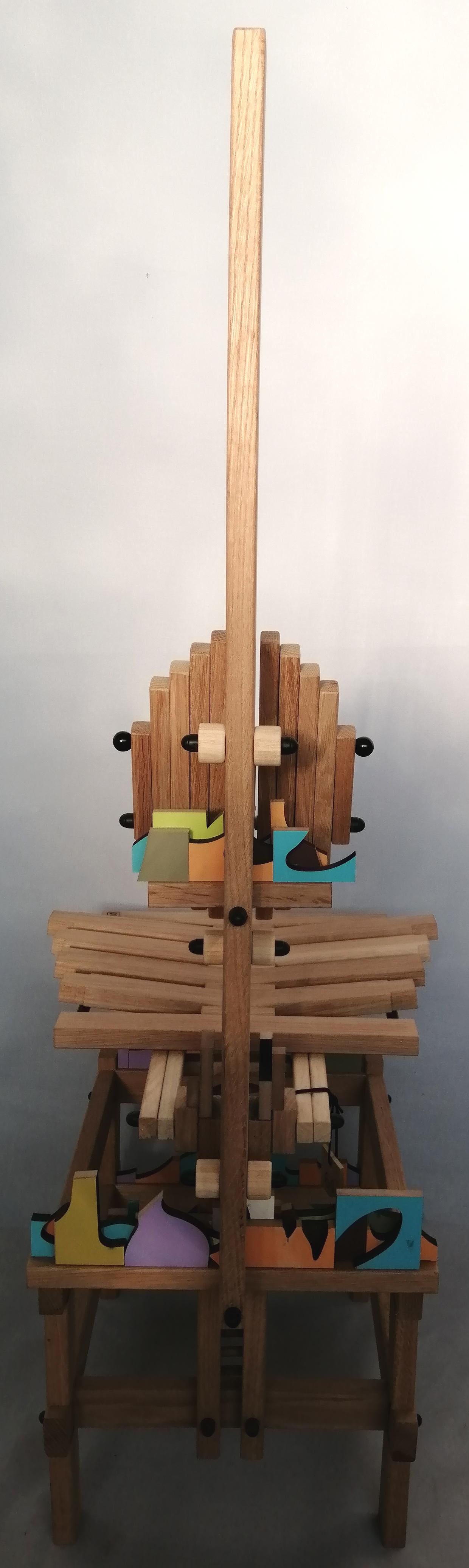 Hand-Crafted Chair For Sale