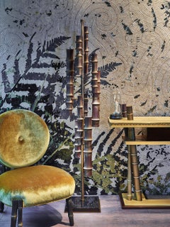 Cadre de la chaise Pieds coniques en bois massif avec finition dégradée