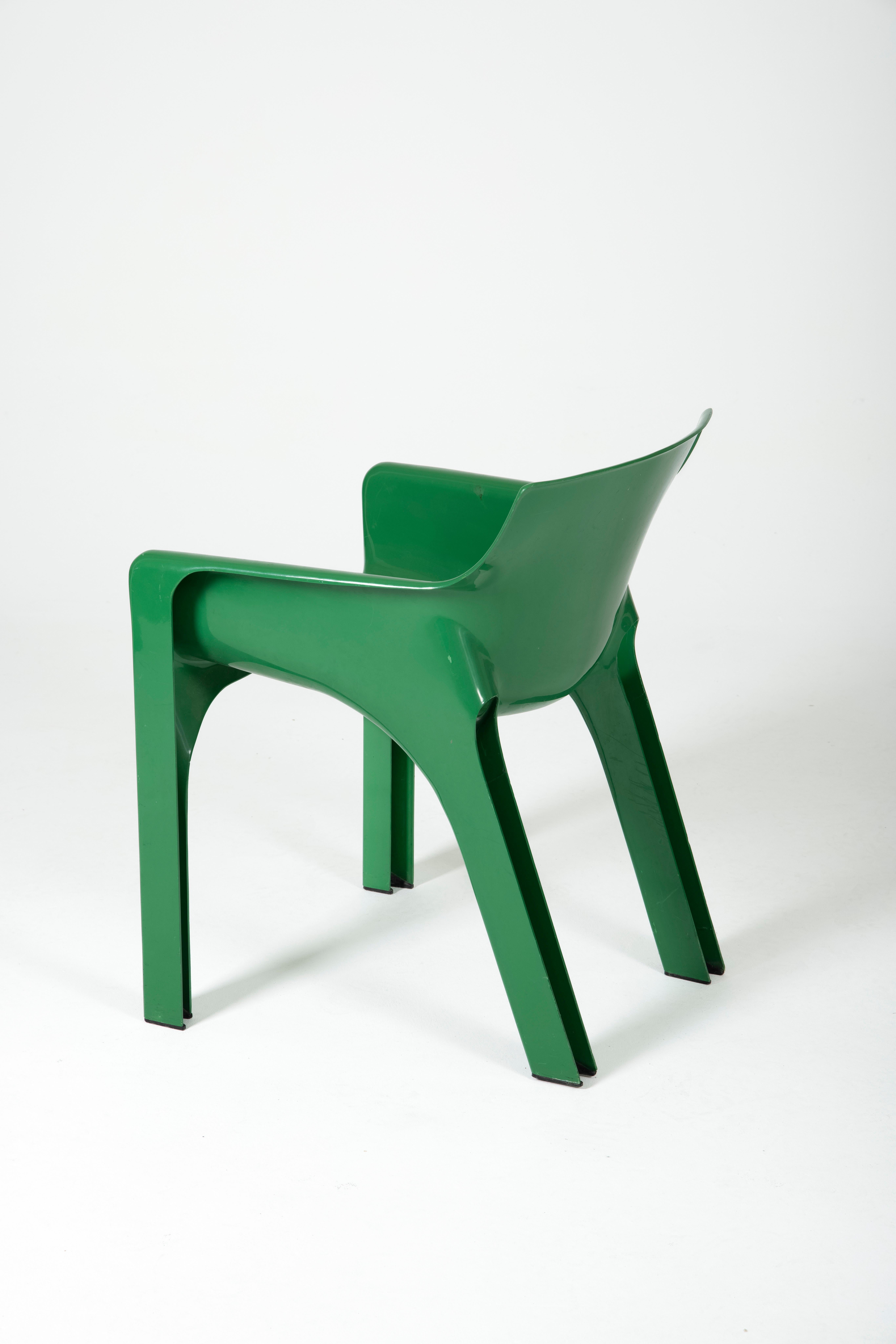 Mid-Century Modern Chair Gaudi by Vico Magistretti for Artemide, 1970s
