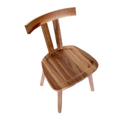 Silla Gervasoni Gris 23 diseño Paola Navone - Nogal Canaletto