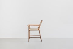 Chaise en teck avec corde faite à la main par Studio Mumbai