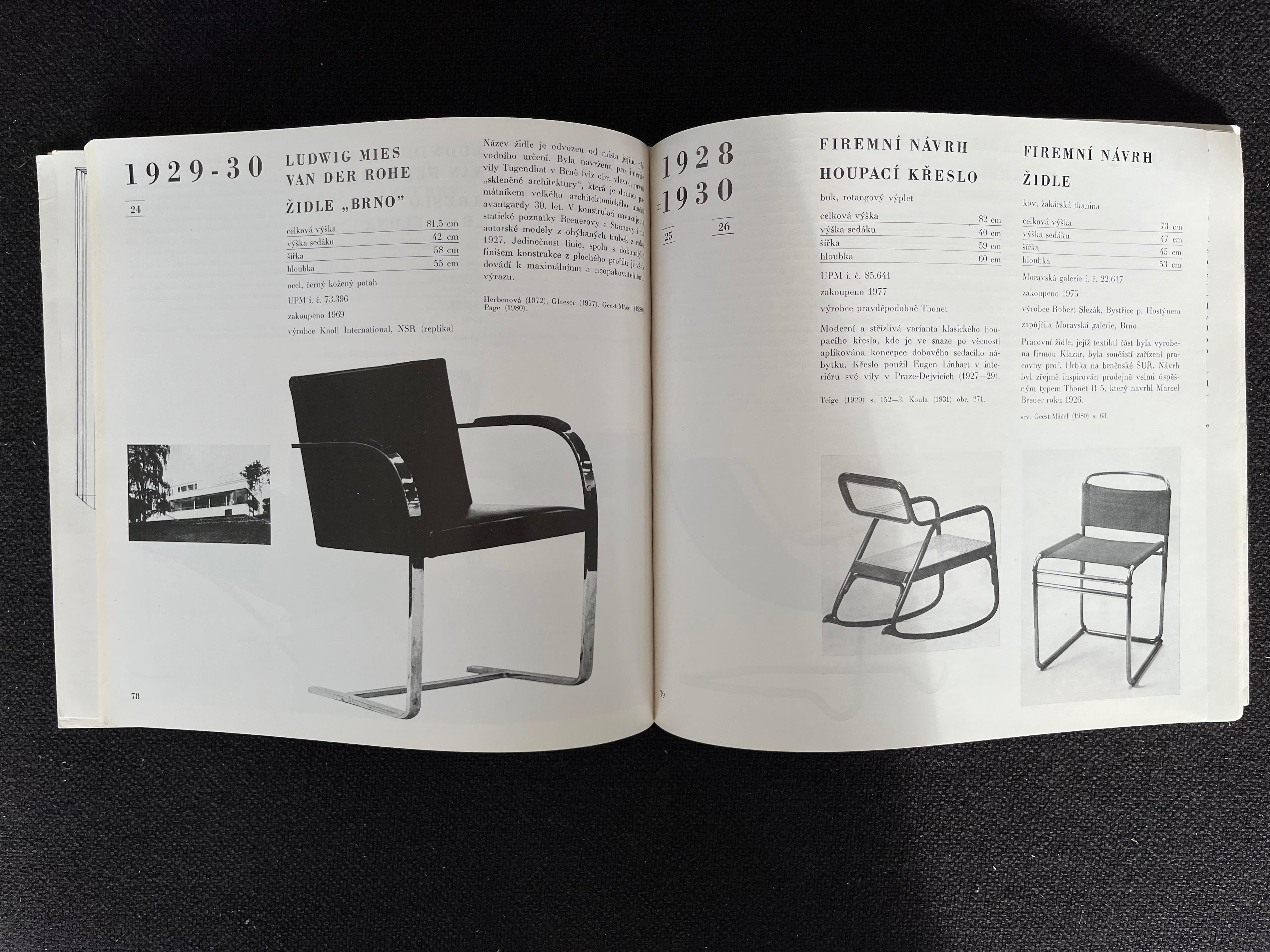Paper Chair in the 20th Century 'Furniture Book, Catalogue', 1982 / Czechoslovakia For Sale