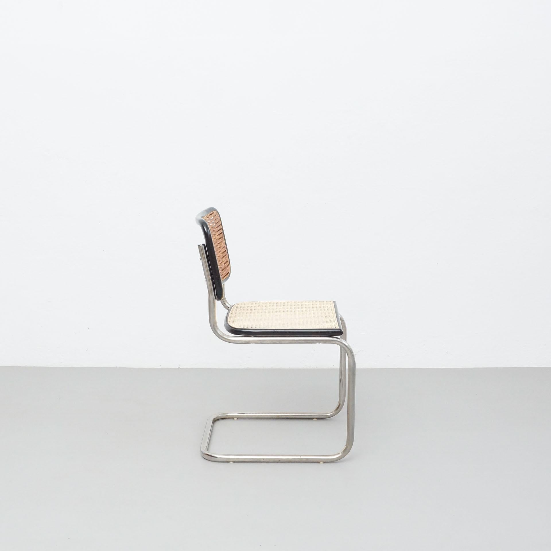 Wood Chair in the Style of M.Breuer, circa 1970