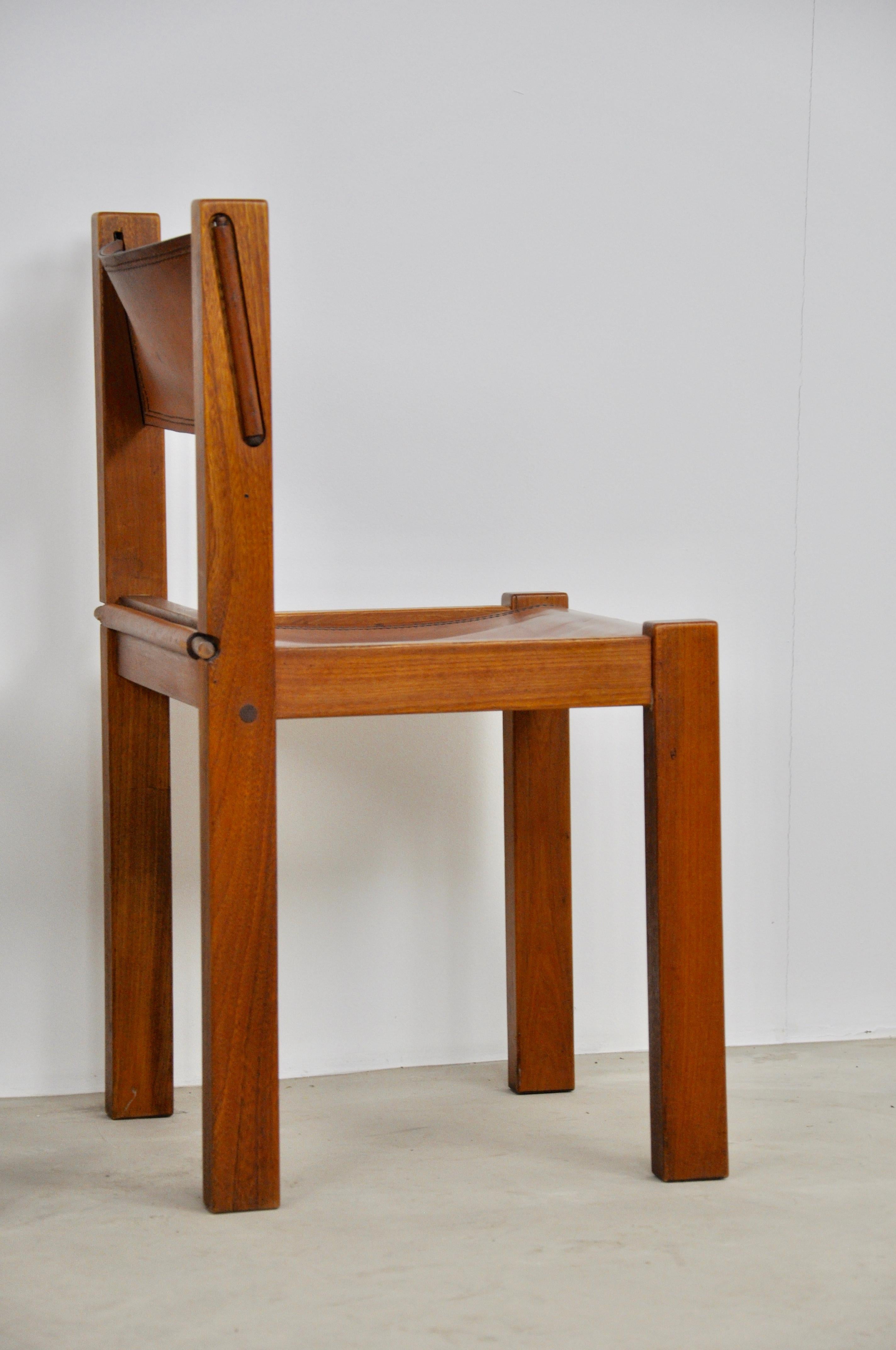 Chair in the Style of Pierre Chapo, 1970s 2