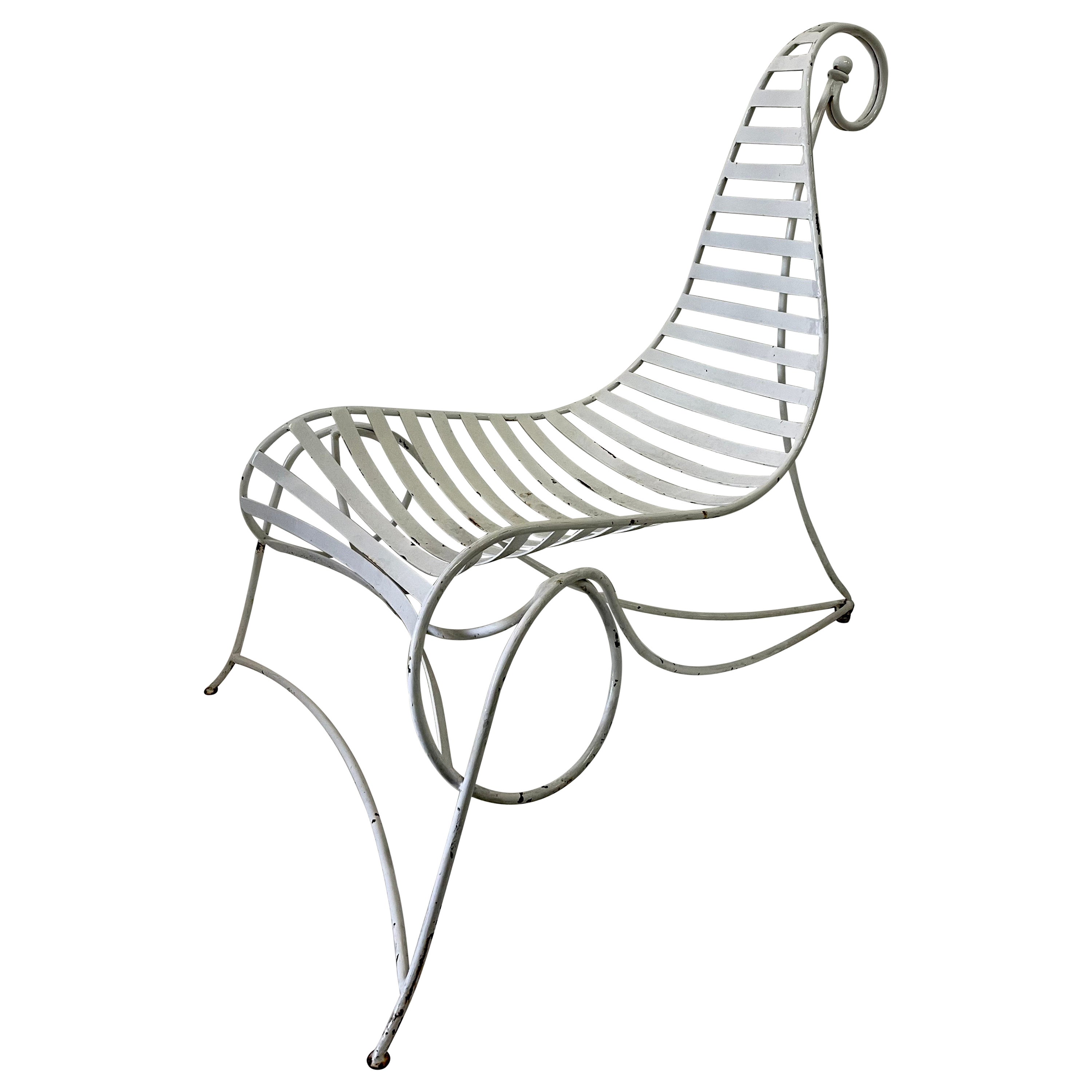 Chair in the Style of the Spine Chair after André Dubreuil For Sale