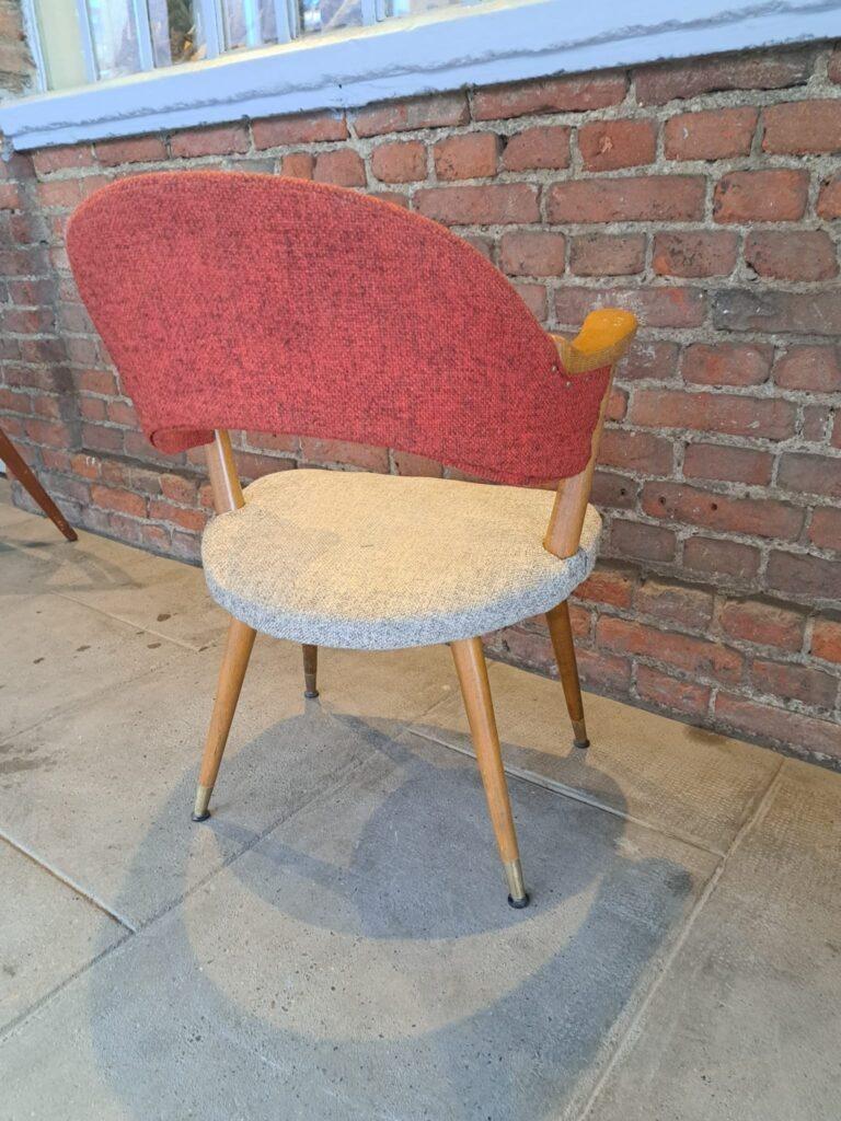 Danois Chaise en Wood et tissu, Danemark, 1960 en vente