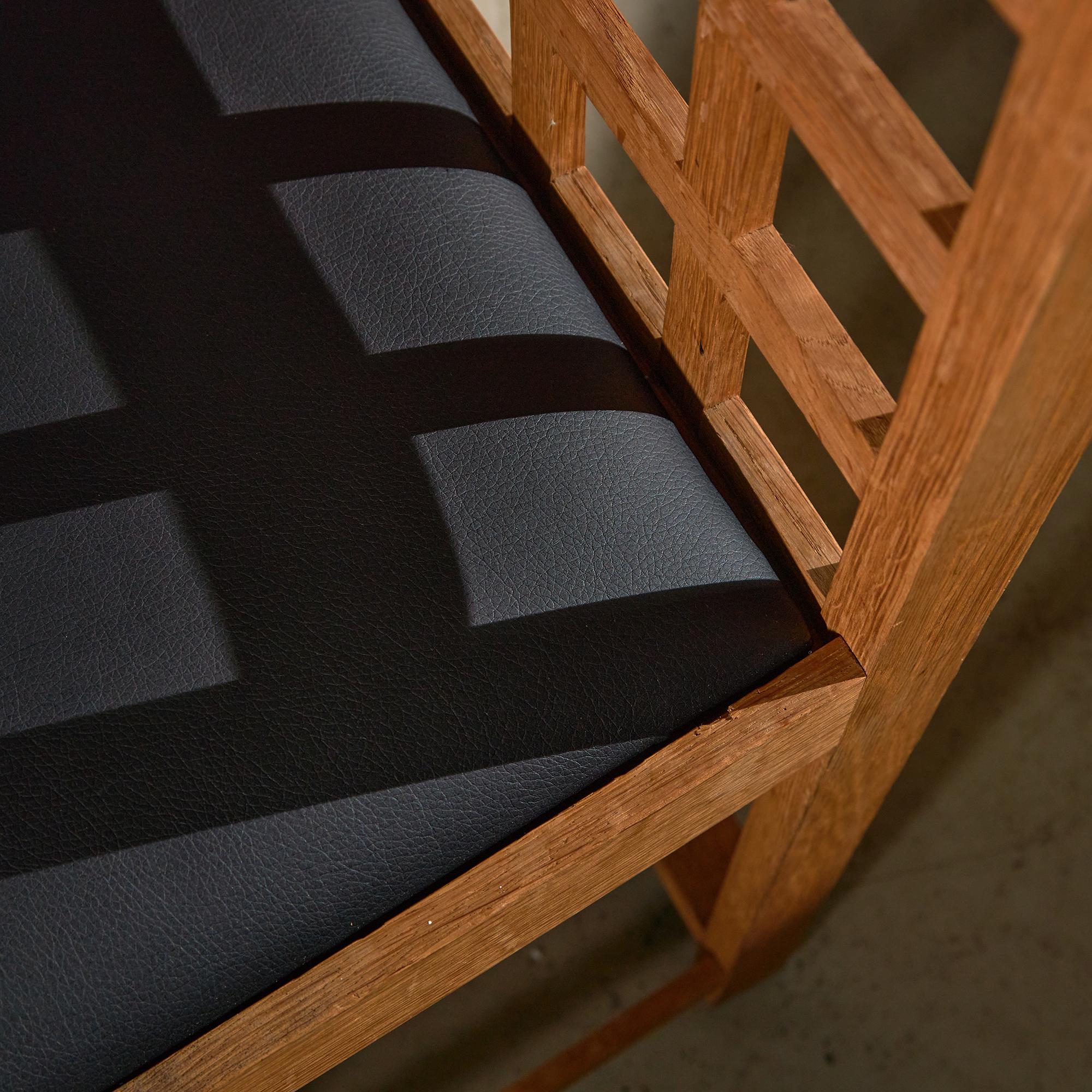 Silla inspirada en Charles Rennie Mackintosh (negra) 6