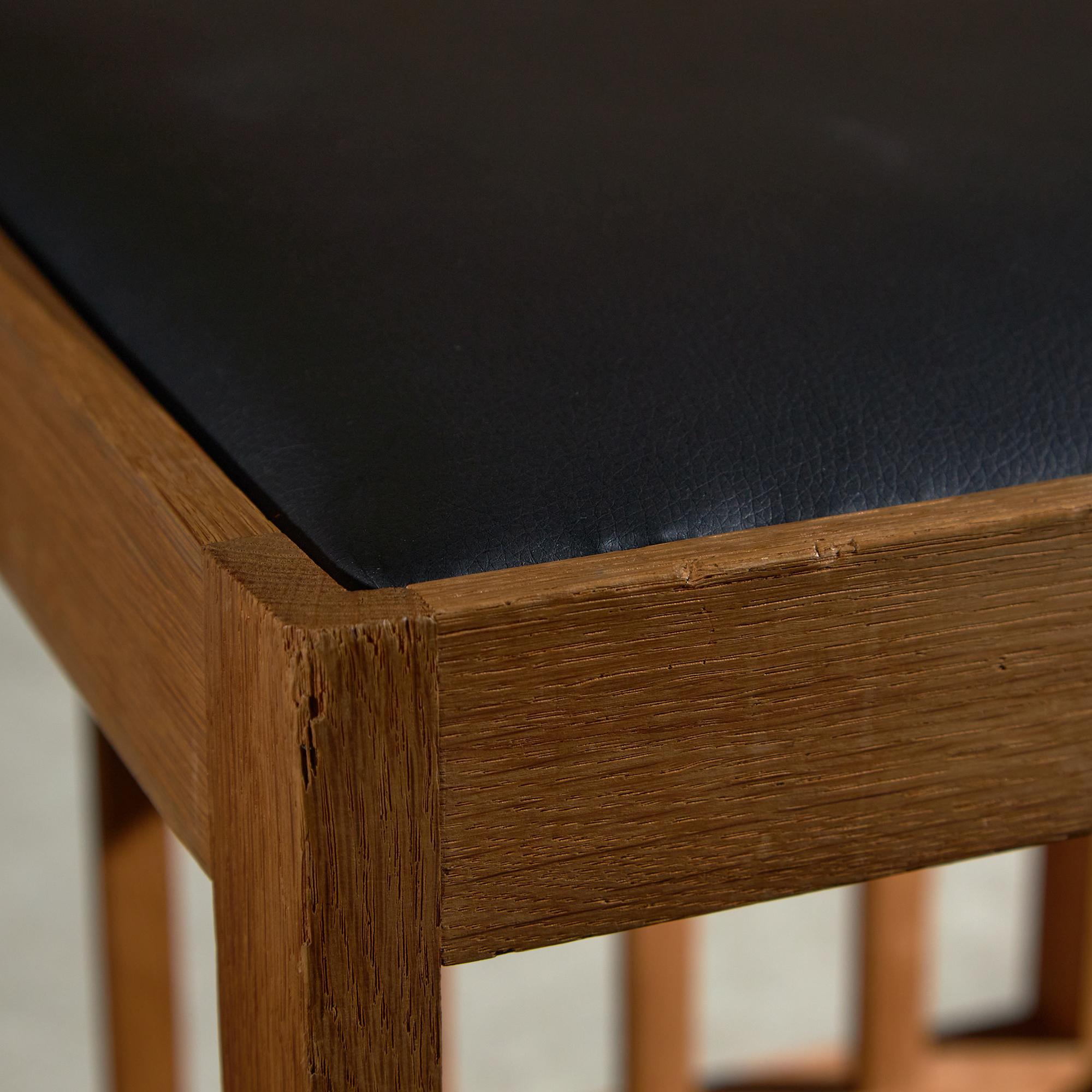 Silla inspirada en Charles Rennie Mackintosh (negra) 8