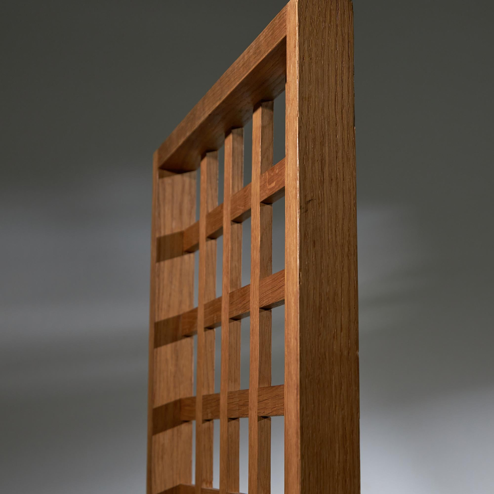 Silla inspirada en Charles Rennie Mackintosh (negra) Cuero