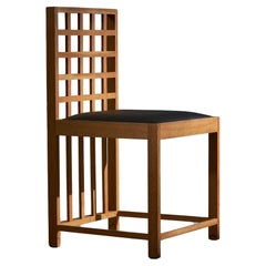 Silla inspirada en Charles Rennie Mackintosh (negra)