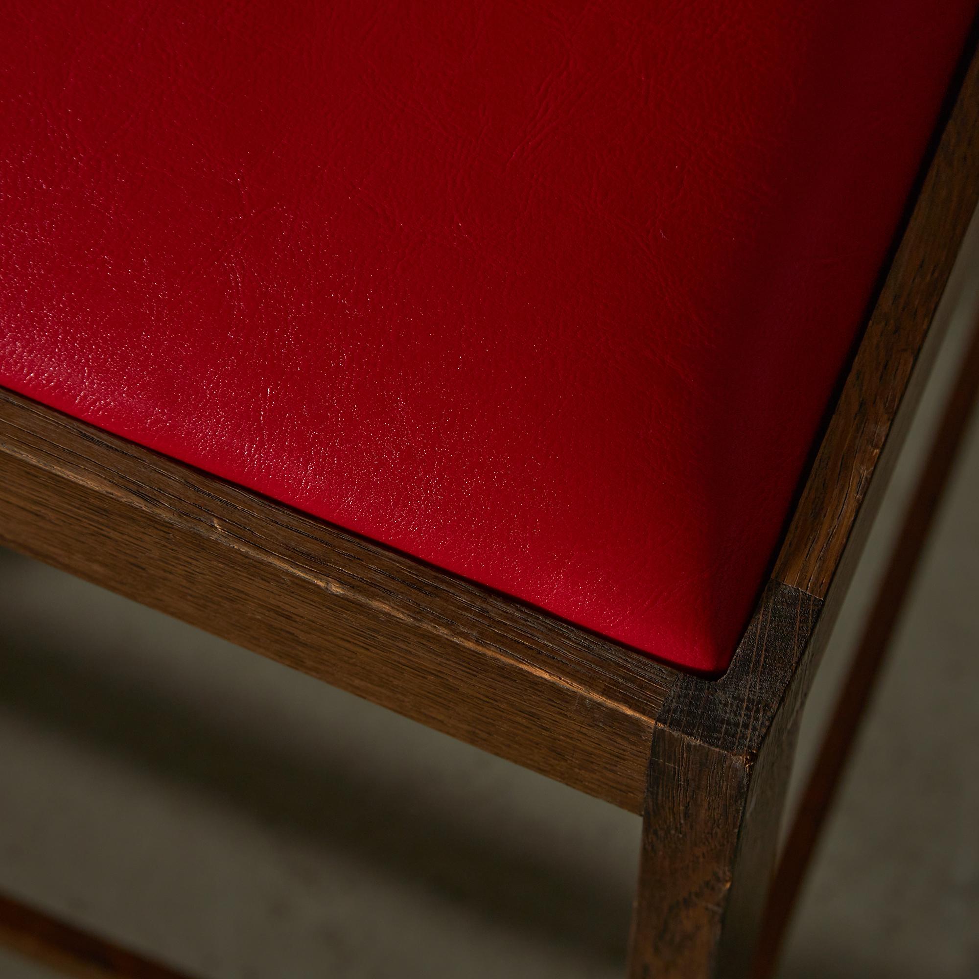 Chair Inspired by Charles Rennie Mackintosh (red) 5