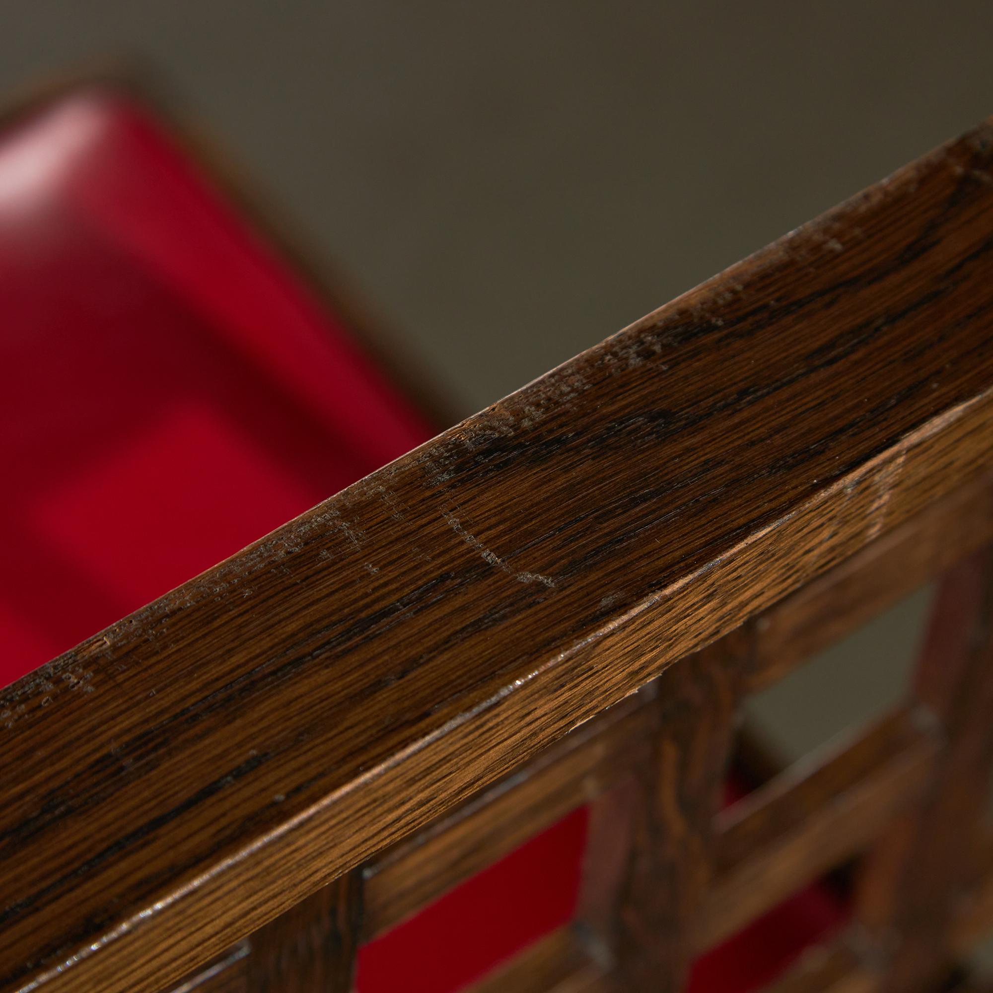 Chair Inspired by Charles Rennie Mackintosh (red) 6