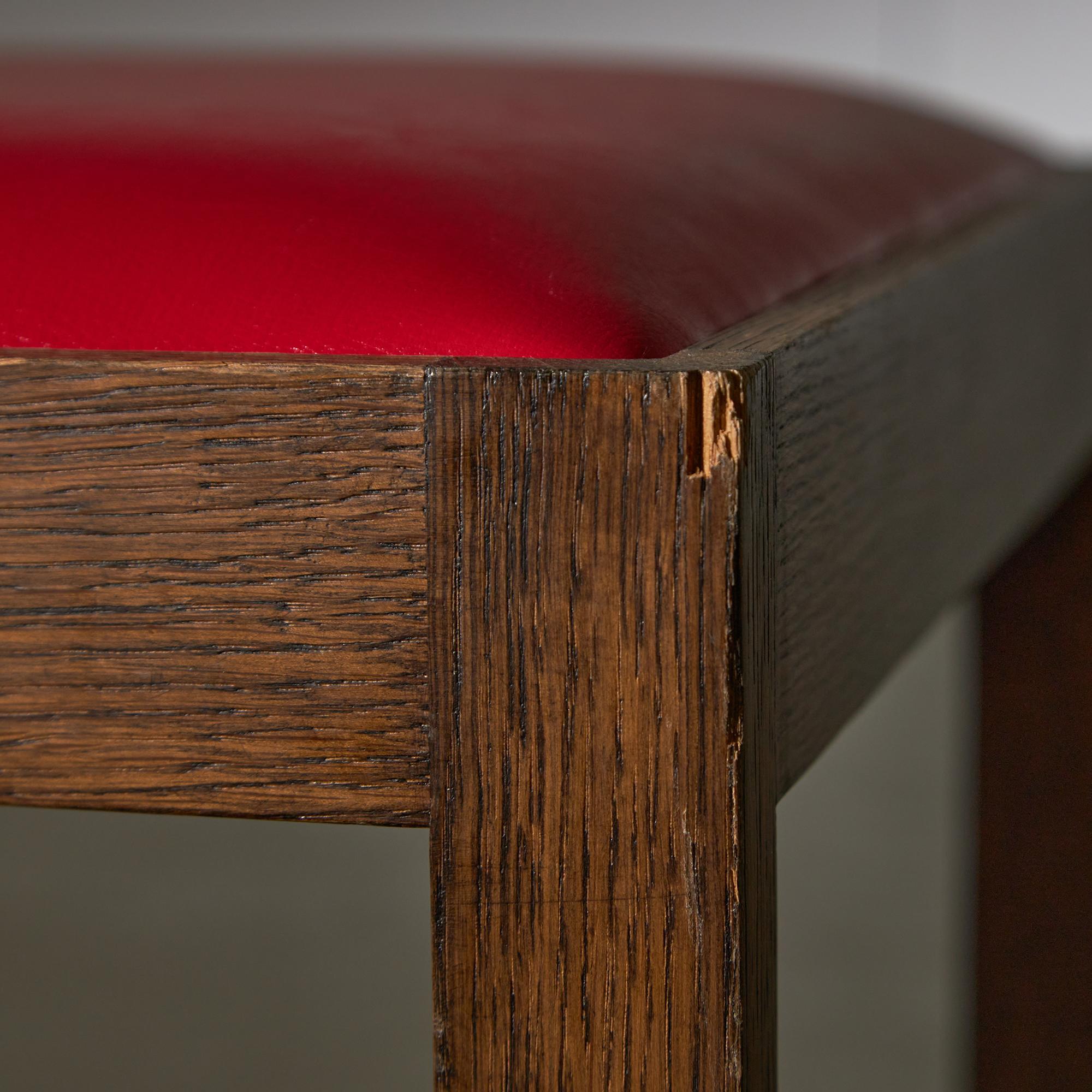 Chair Inspired by Charles Rennie Mackintosh (red) 7