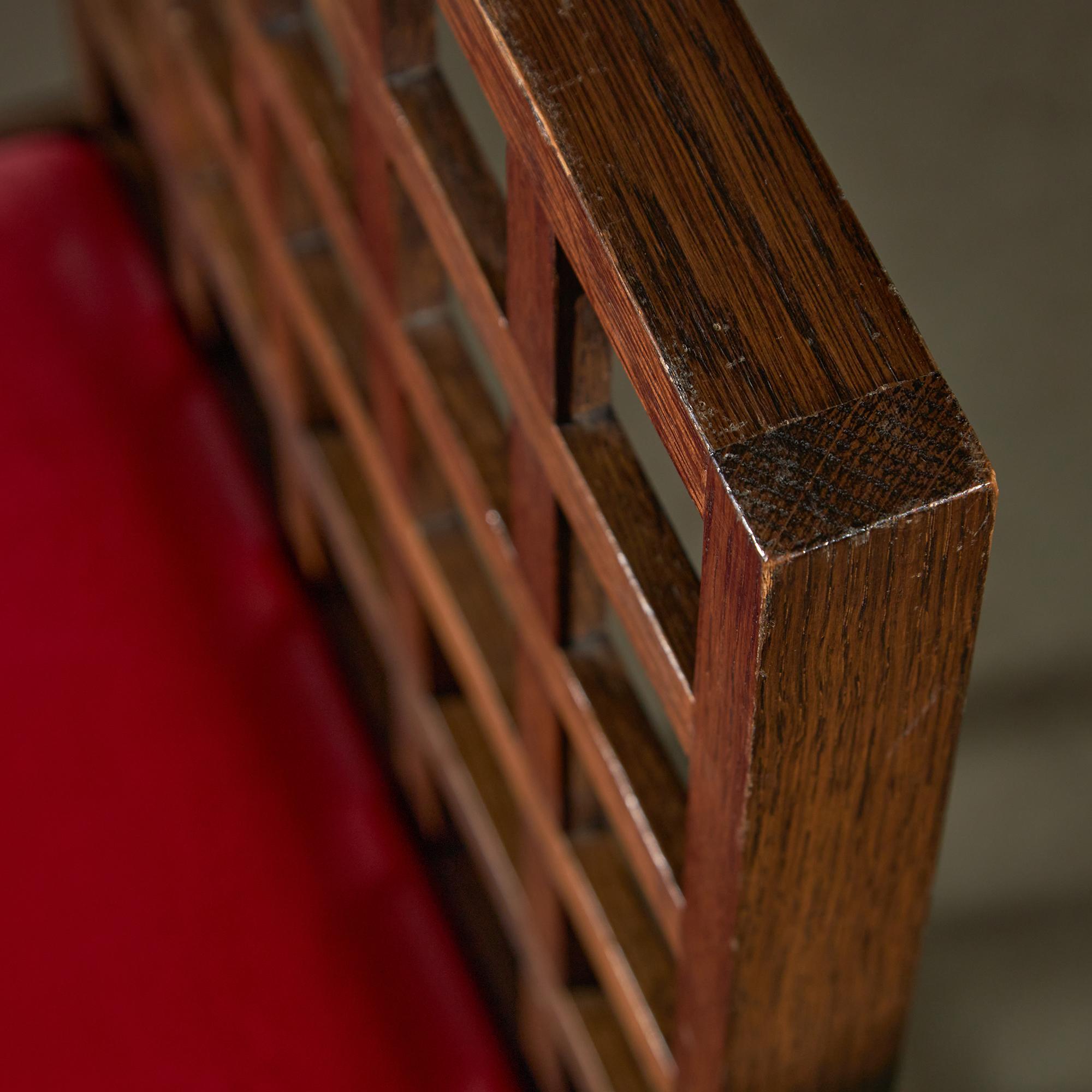 Chair Inspired by Charles Rennie Mackintosh (red) 1
