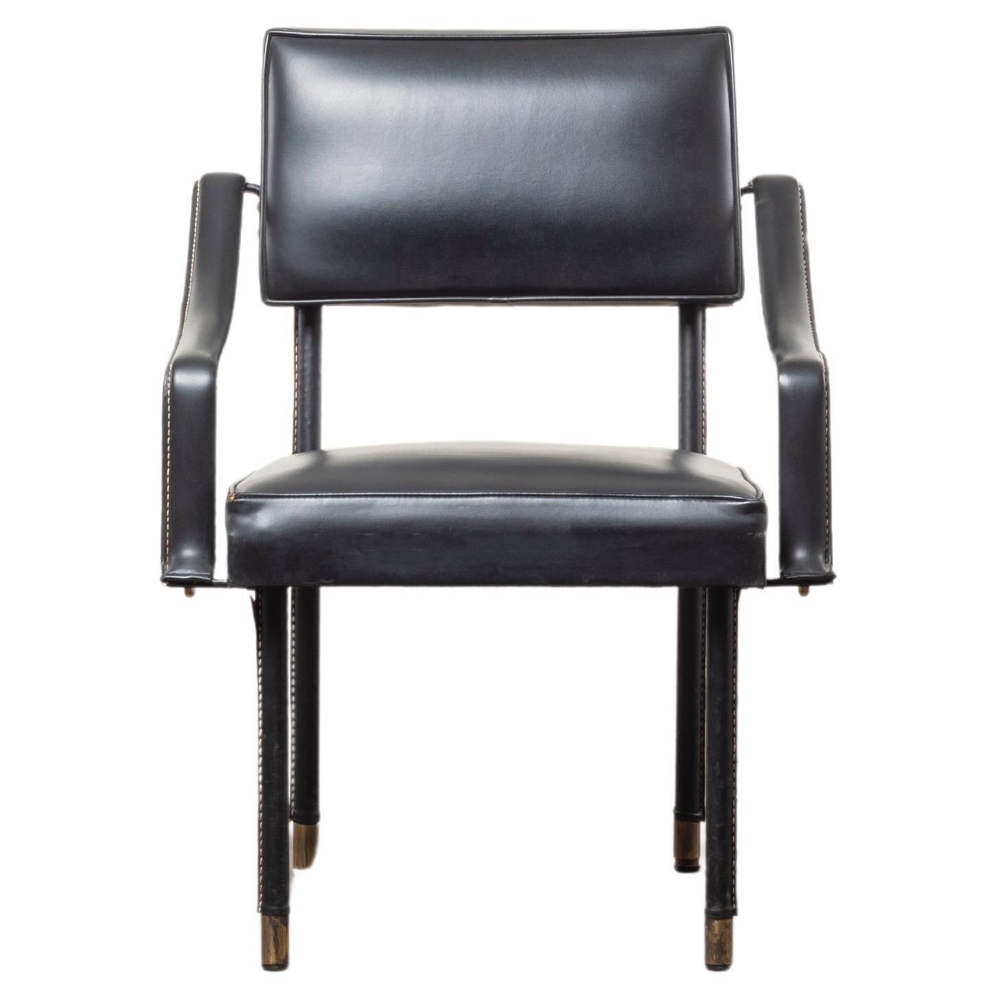 Chair-Jacques Adnet-France-Mid 20th Century