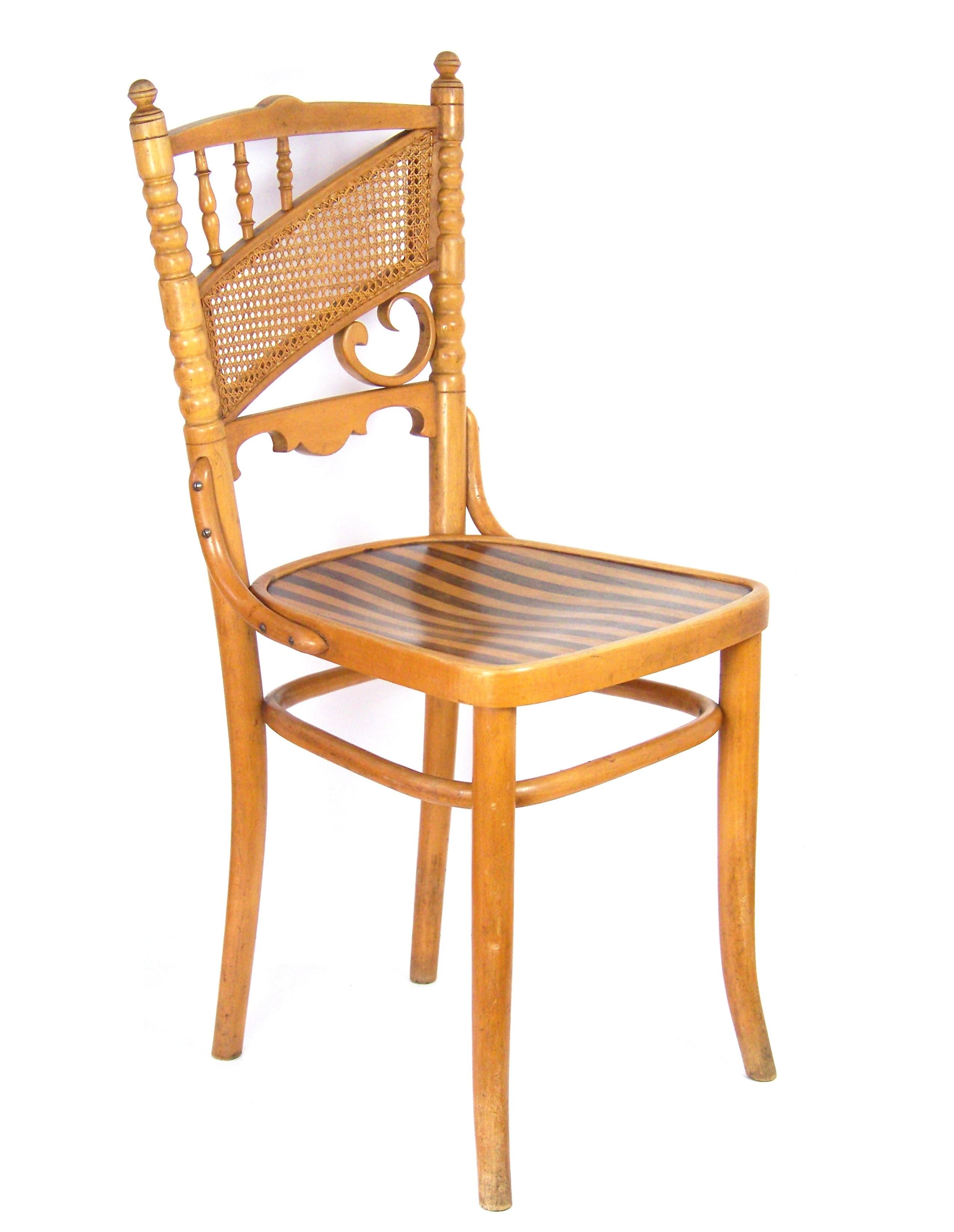 Art Nouveau Chair Kohn Nr.277, circa 1900, Thonet Style