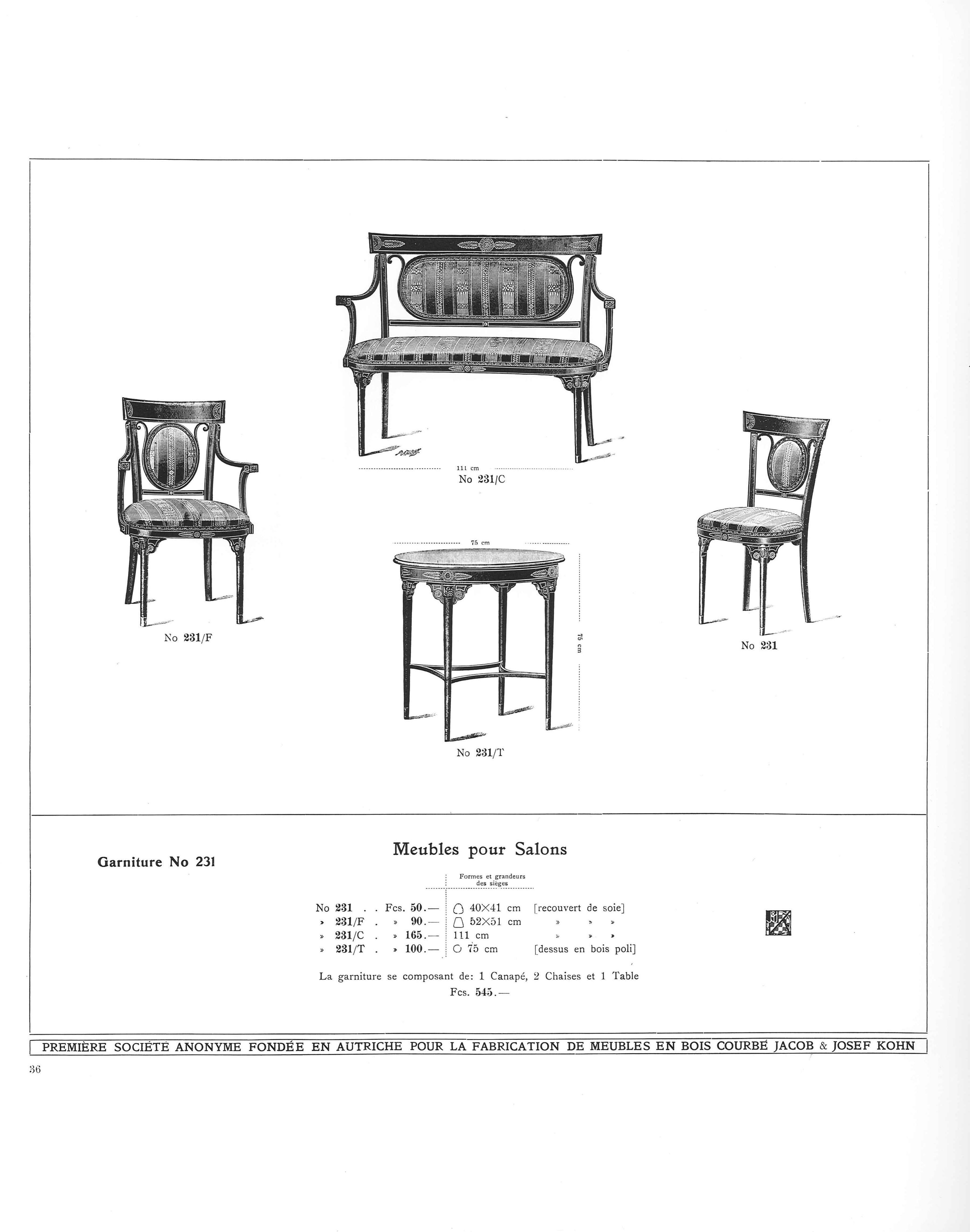 Chair Kohn Nr.321, since 1906, Thonet For Sale 3