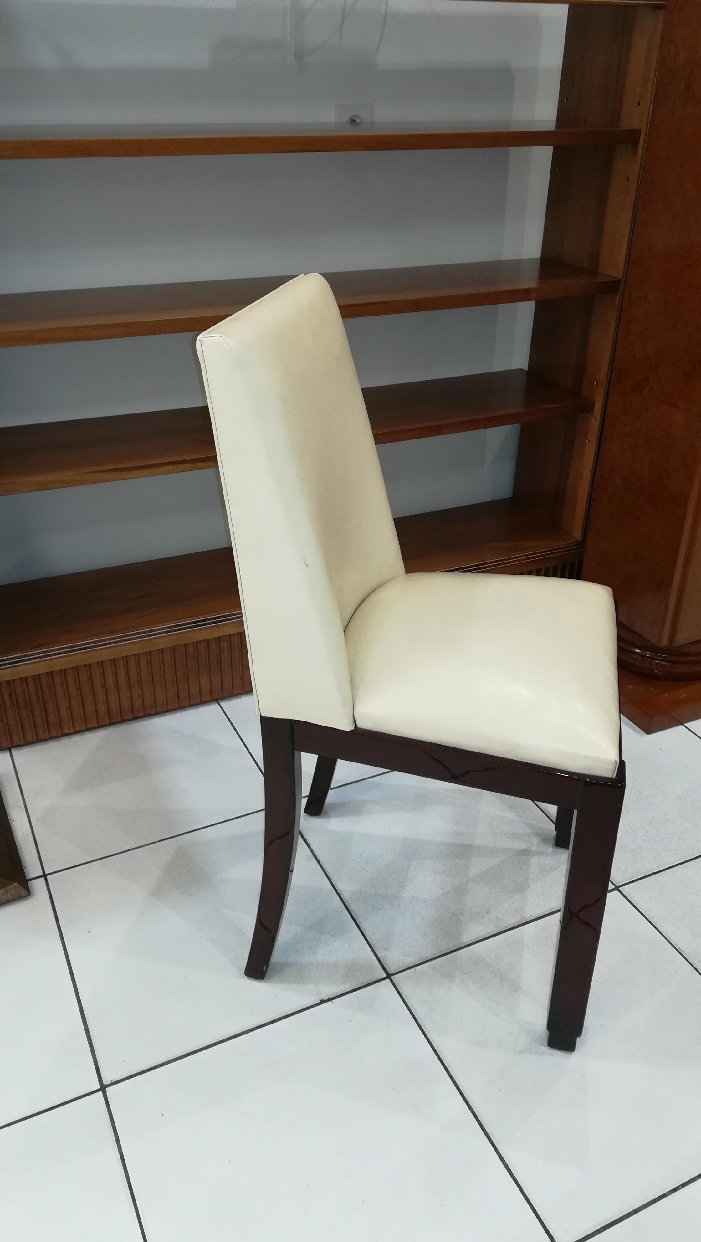 Mid-20th Century Chair, Leather, circa 1930 For Sale