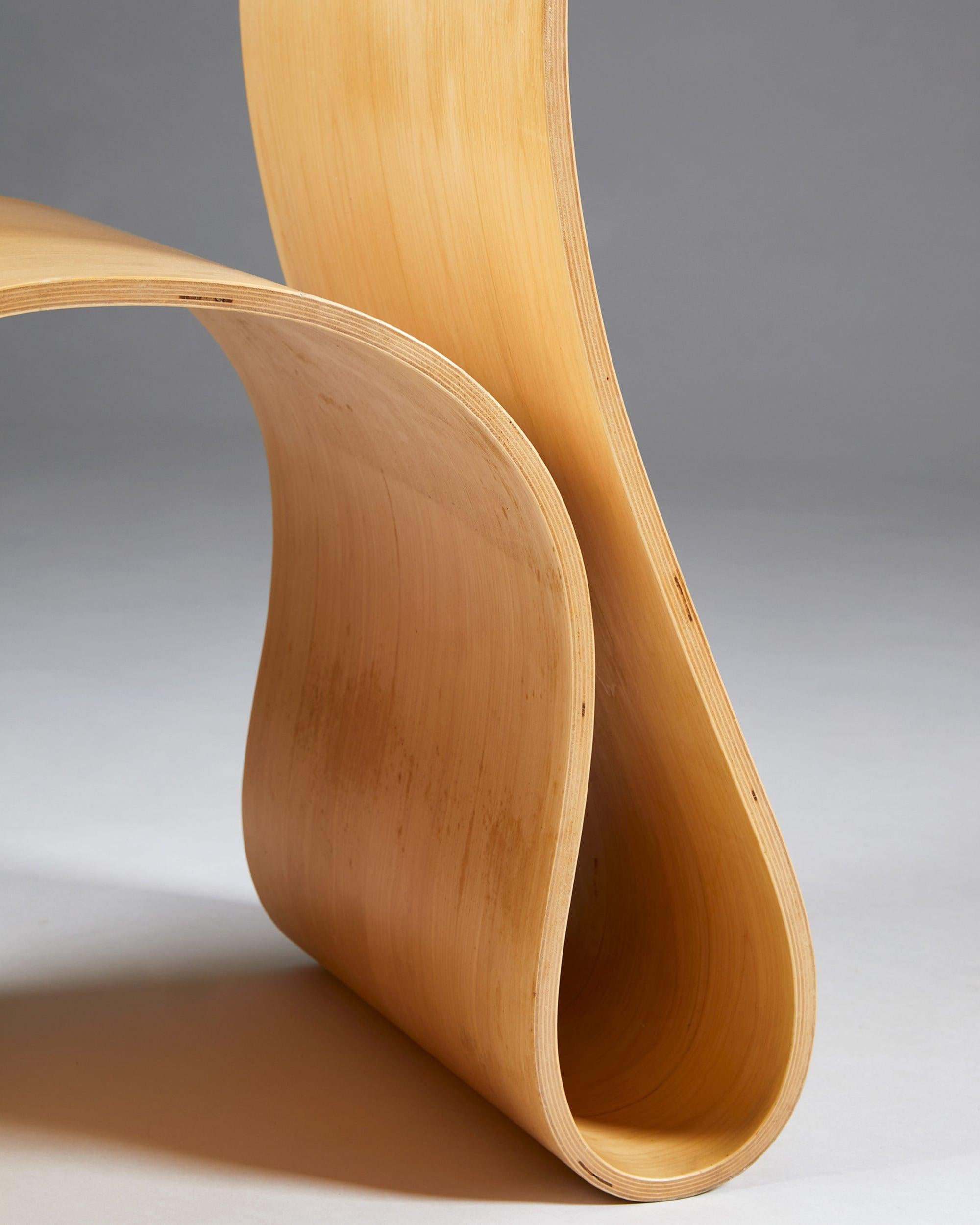 Scandinavian Modern Chair, Lilla H. Designed by Caroline Schlyter, Sweden, 1989