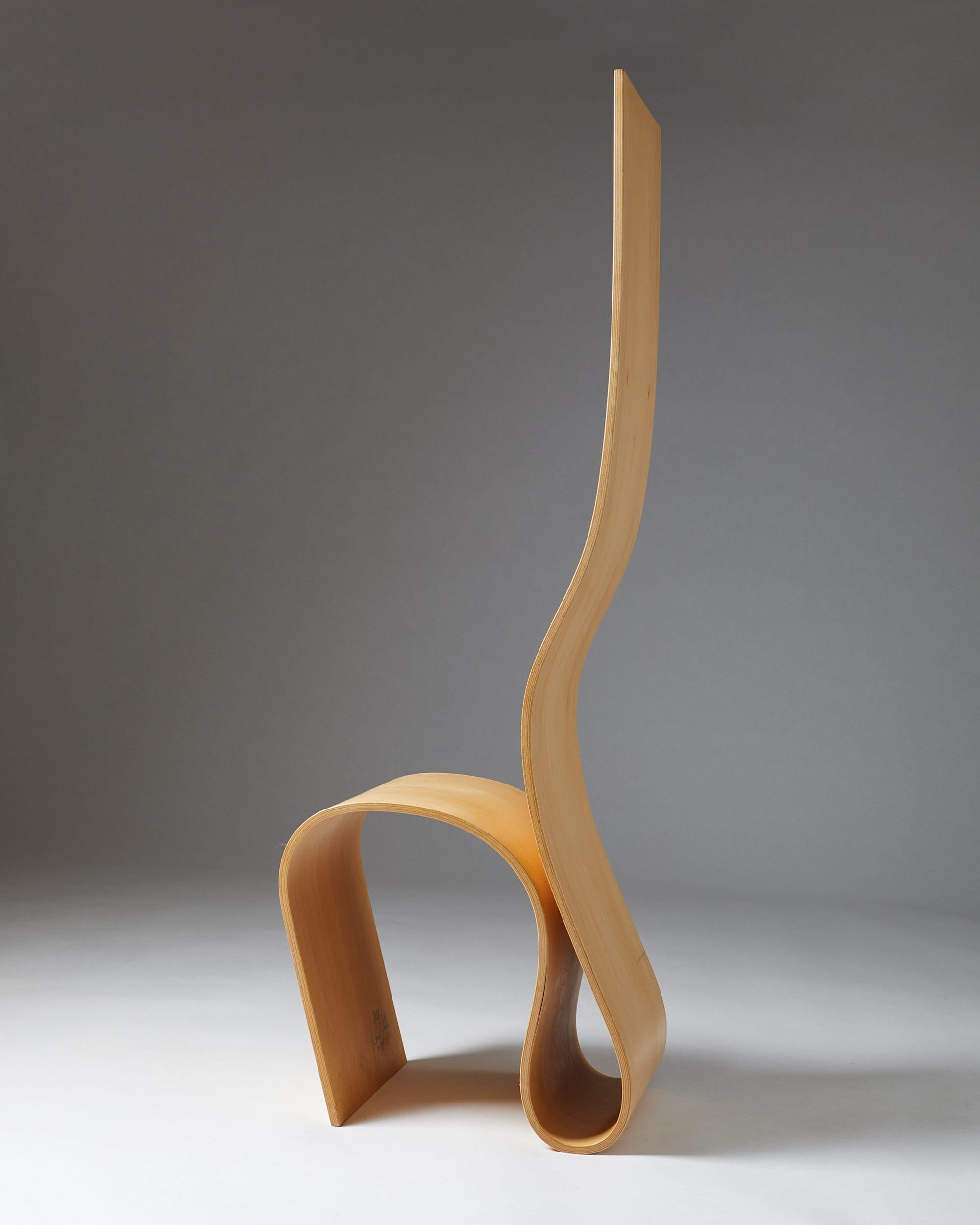 Swedish Chair, Lilla H. Designed by Caroline Schlyter, Sweden, 1989