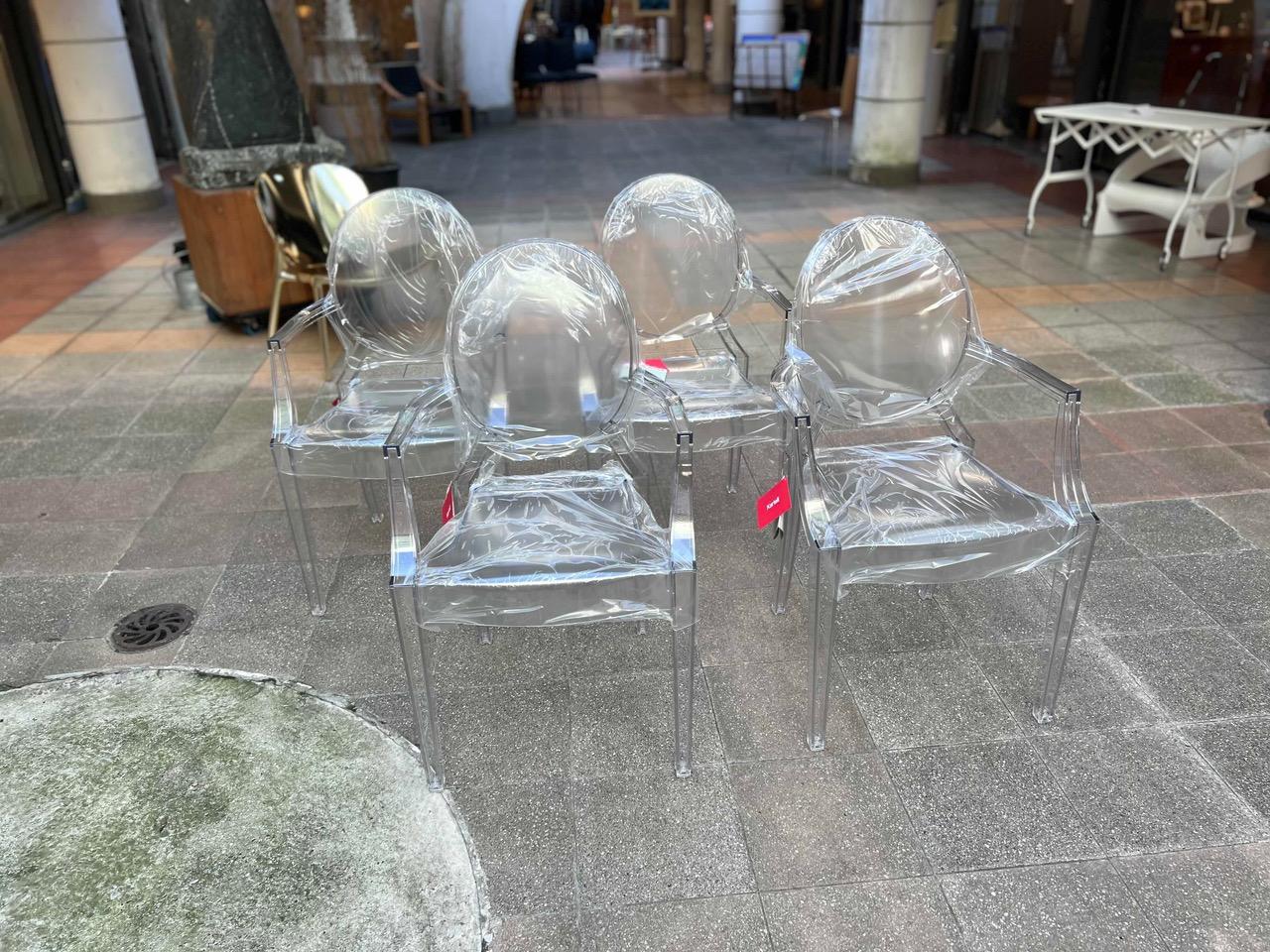Sedia - Louis Ghost, Kartell by Starck, 2000 in vendita 4