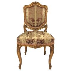 Silla Estilo Luis XV Siglo XIX Época Napoleón III