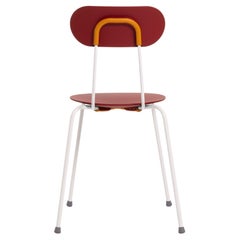 Chair Magis Mariolina Design Enzo Mari - White/Bordeaux Red