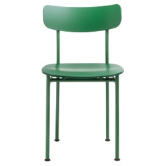 Stuhl Magis Motta - Jasper Morrison - Grüner Stahl und Polypropylen - Satz von 2
