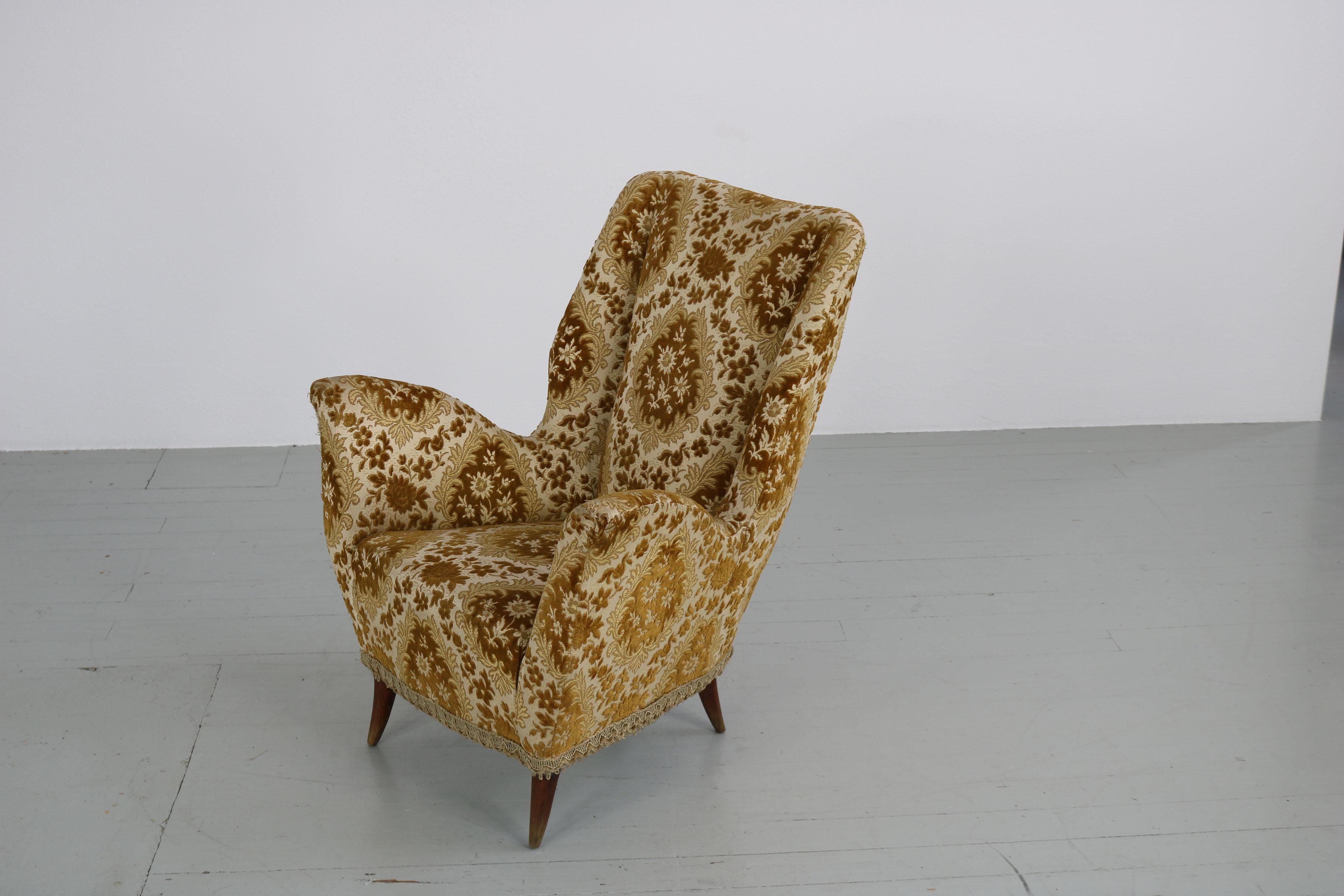 Chair - Manufactured by I.S.A. Bergamo, Italy, 1950s For Sale 13