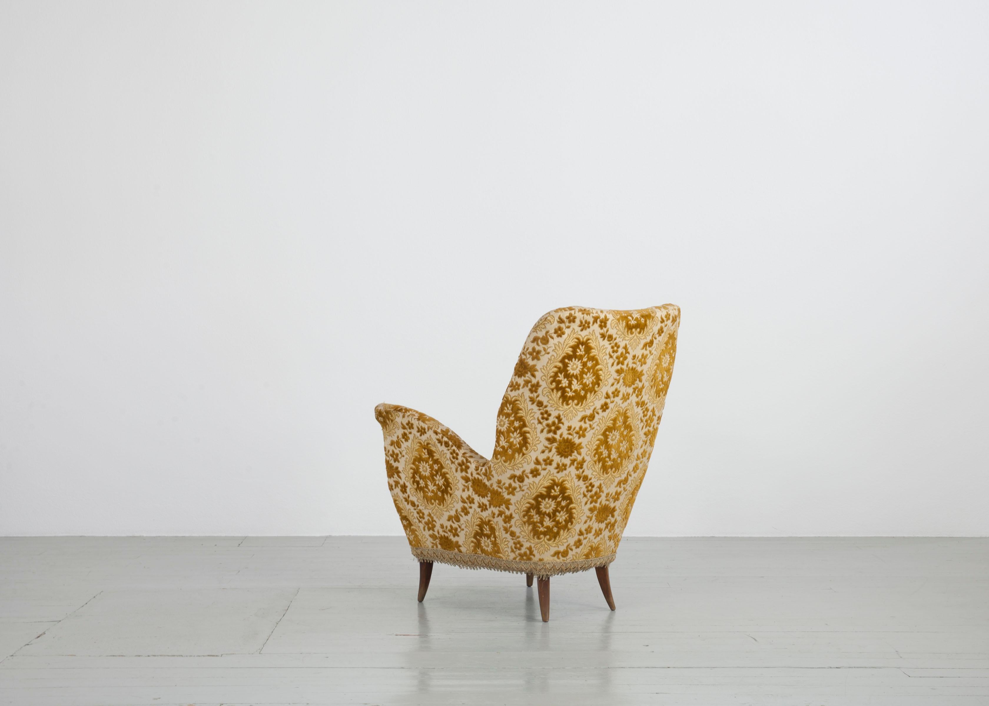 Mid-20th Century Chair - Manufactured by I.S.A. Bergamo, Italy, 1950s For Sale