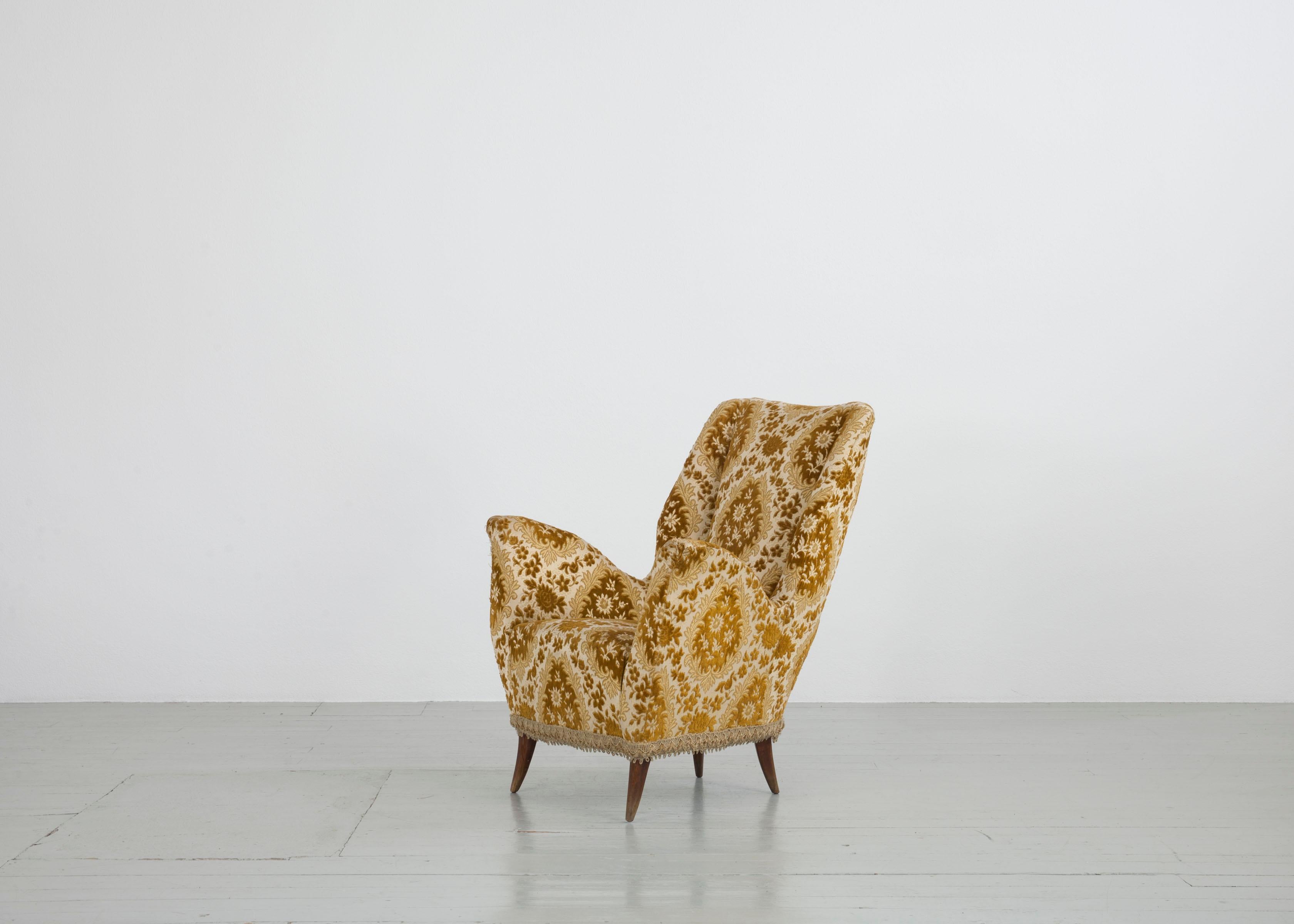 Chair - Manufactured by I.S.A. Bergamo, Italy, 1950s For Sale 1