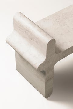 Chair Marble Francesco Balzano for Giobagnara Ossicle Marble Chair No. 1