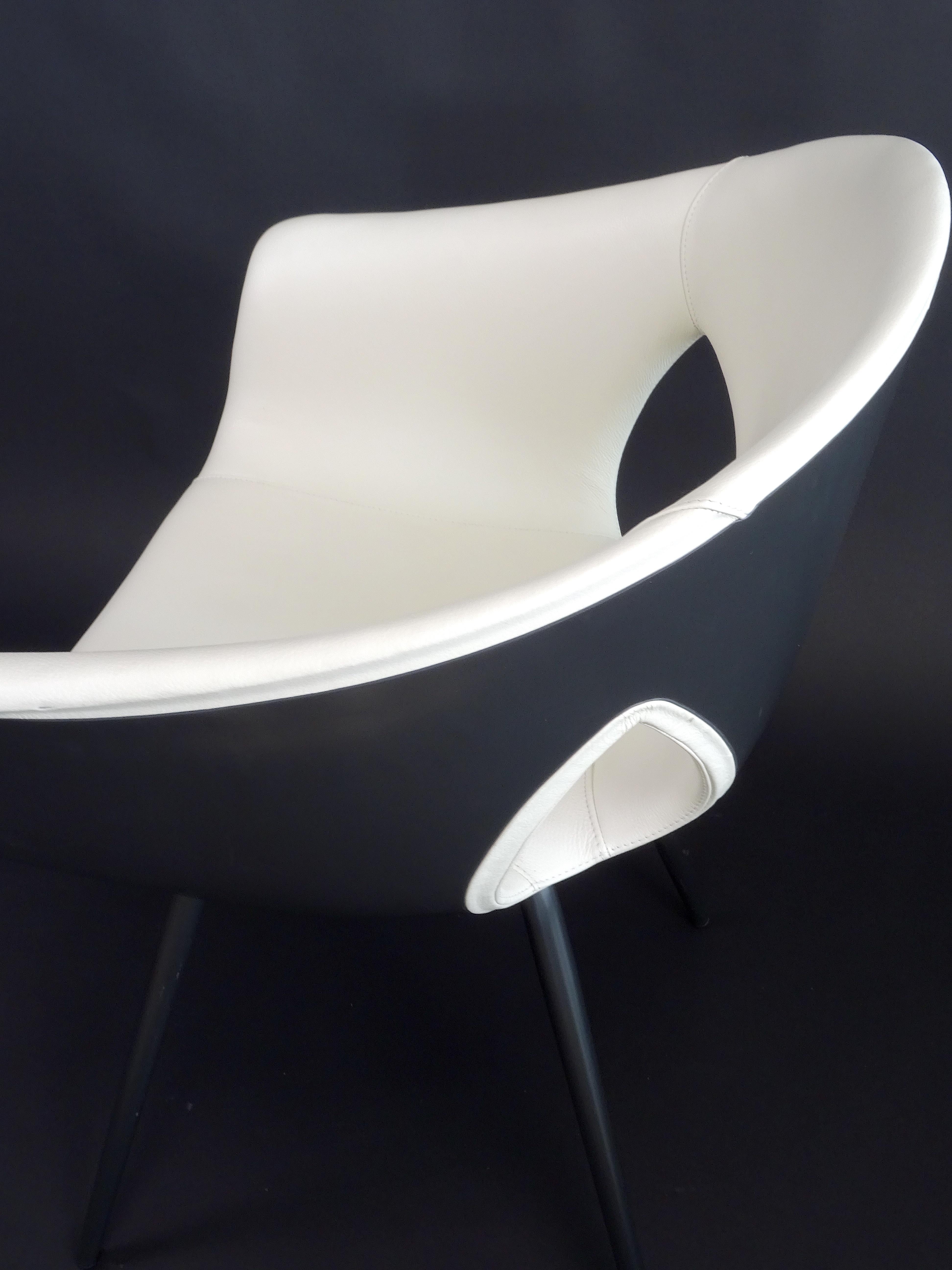 Metal Chair Model 'Ginger Ale' by Designer R. Lazzeroni for Poltrona Frau, Italy, 2012 For Sale