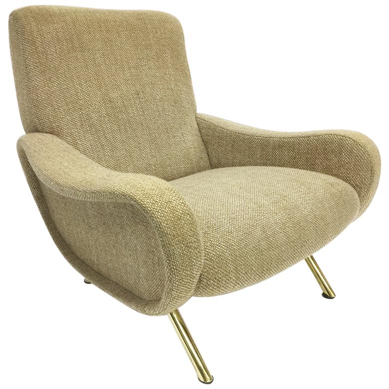 Stuhl Modell Poltrona Lady von Marco Zanuso für Arflex, Mailand, 1950er Jahre im Angebot