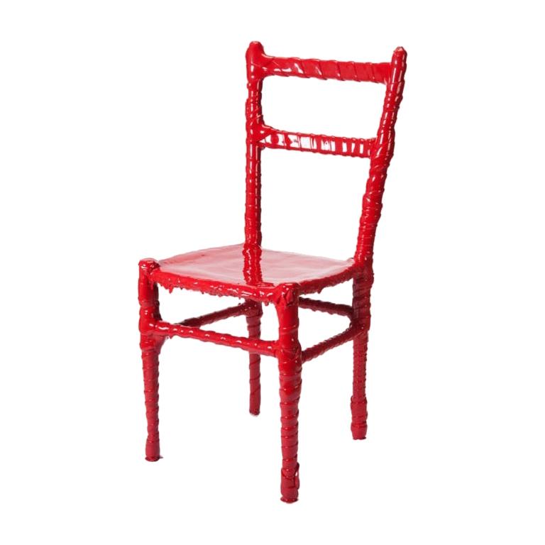 Chair N. 03/20 in Wood and Resin by Paola Navone