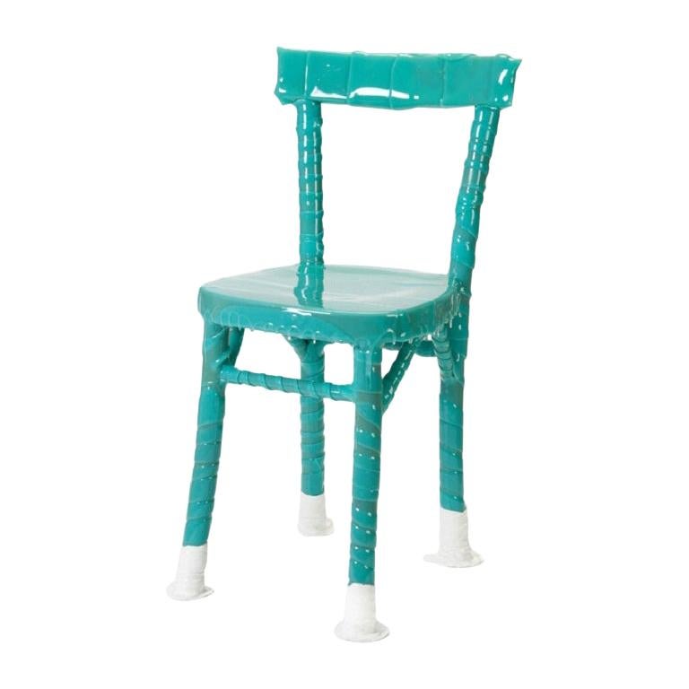 Chair N. 07/20 in Wood and Resin by Paola Navone For Sale