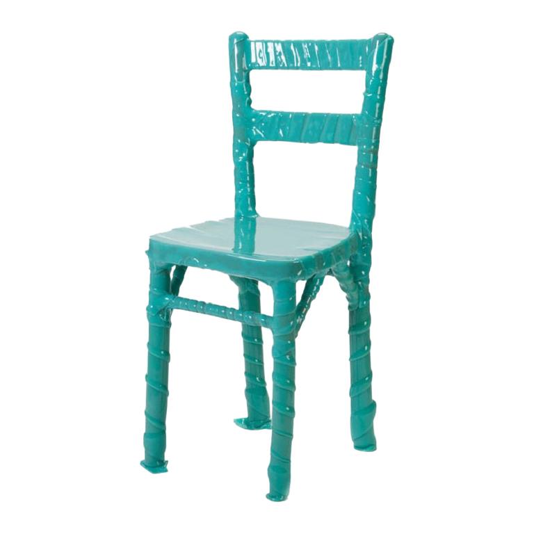 Chair N. 09/20 in Wood and Resin by Paola Navone For Sale