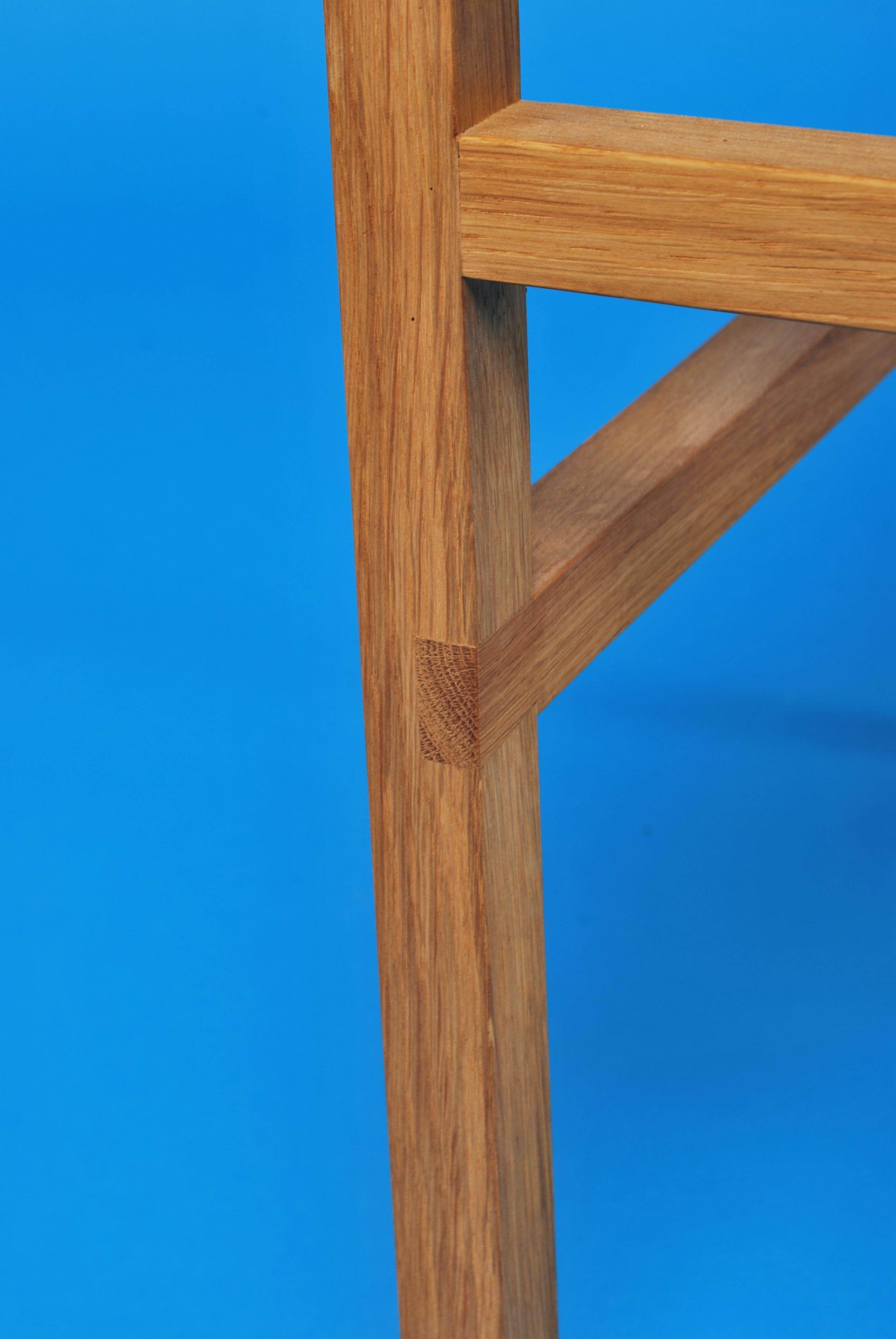 Organic Modern Chair, Oak, Ash, London Plane, Solid Wood, Creator Loose Fit, UK For Sale 4